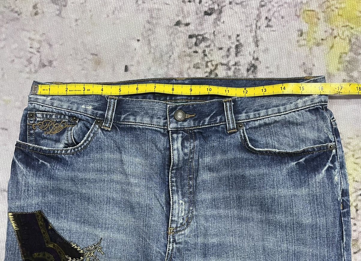 Lauren Ralph Lauren × Polo Ralph Lauren × Vintage Flare Vintage Laurent Jeans Co with Patches Size US 33 - 15 Thumbnail