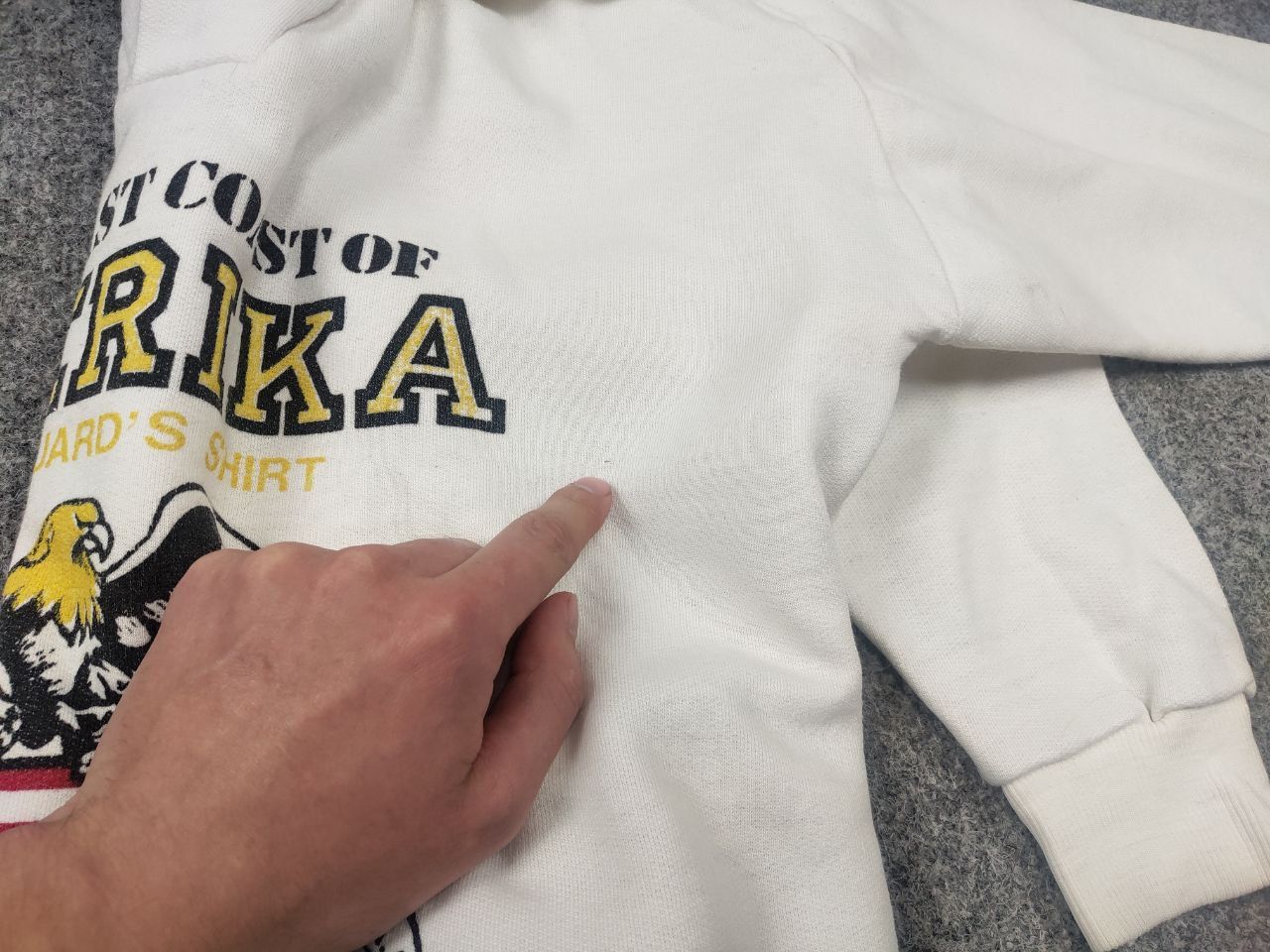 Vintage Vintage 70's From East Coast America Navy Guards Sweatshirt Size US M / EU 48-50 / 2 - 13 Thumbnail