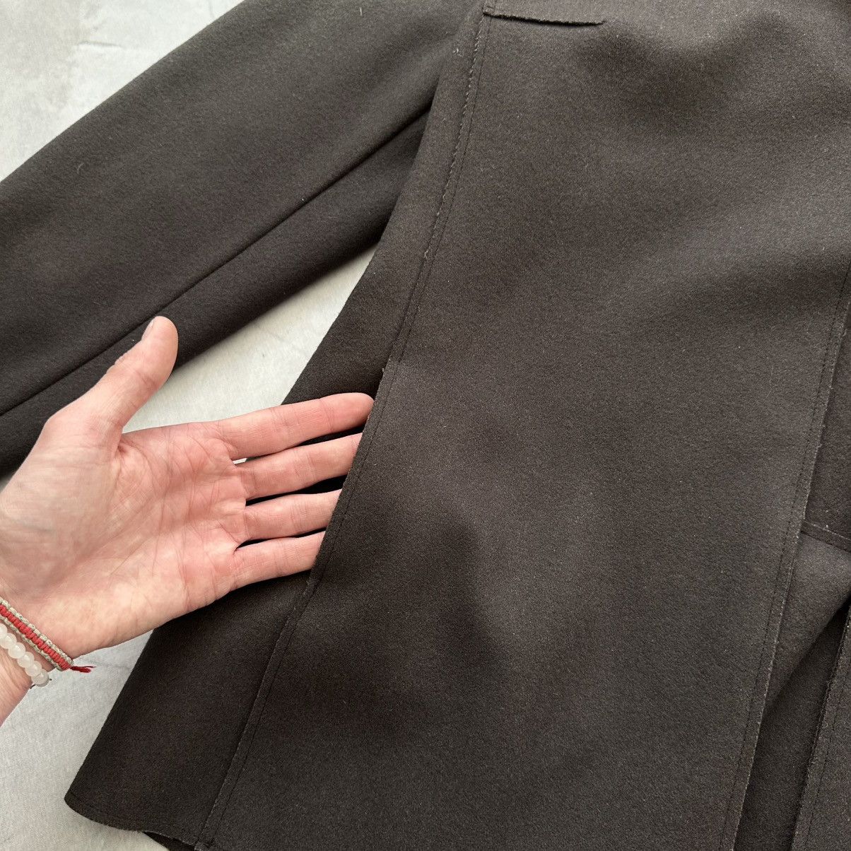 Sarah Pacini Archive Sarah Pacini Avant Garde Wool Jacket Coat Overshirt Size L / US 10 / IT 46 - 10 Thumbnail