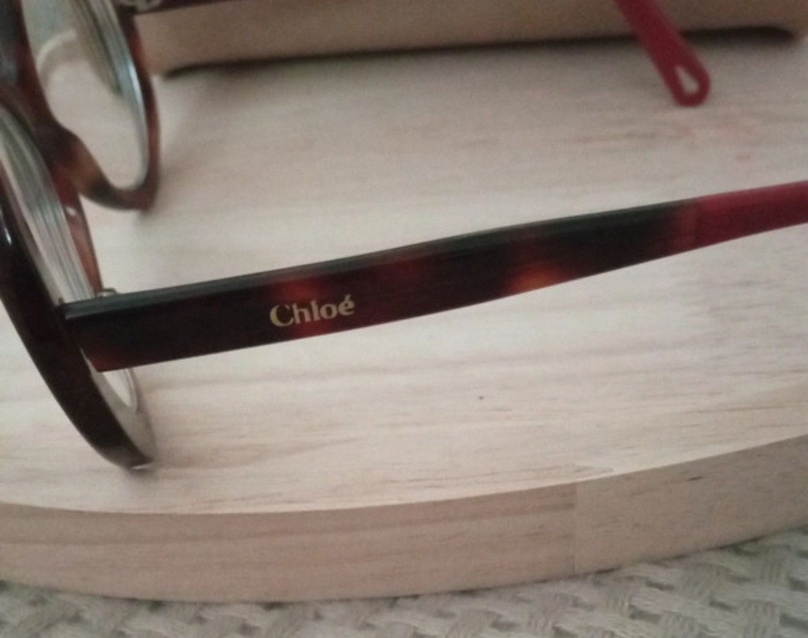 Chloe Chloé Eyeglasses – Gold & Tortoiseshell – Excellent Cond Size ONE SIZE - 7 Thumbnail