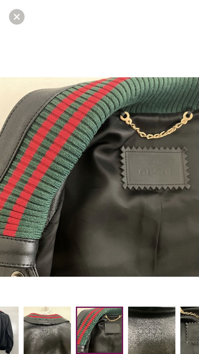 Gucci Gucci Lambskin Bomber Jacket Size US S / EU 44-46 / 1 - 6 Thumbnail