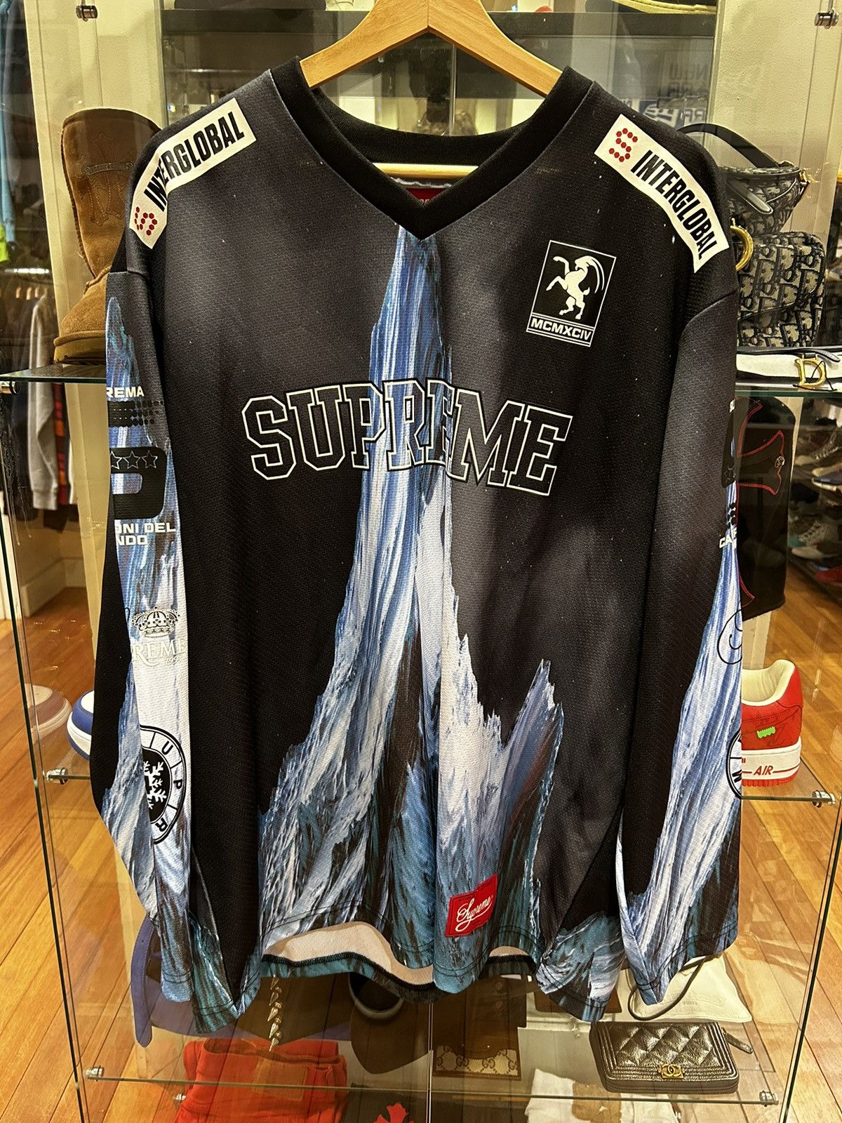 【Supreme x Marithe + Francois Girbaud】Hockey Jersey Black Marithe + Francois Girbaud × Supreme Supreme x Marithe +