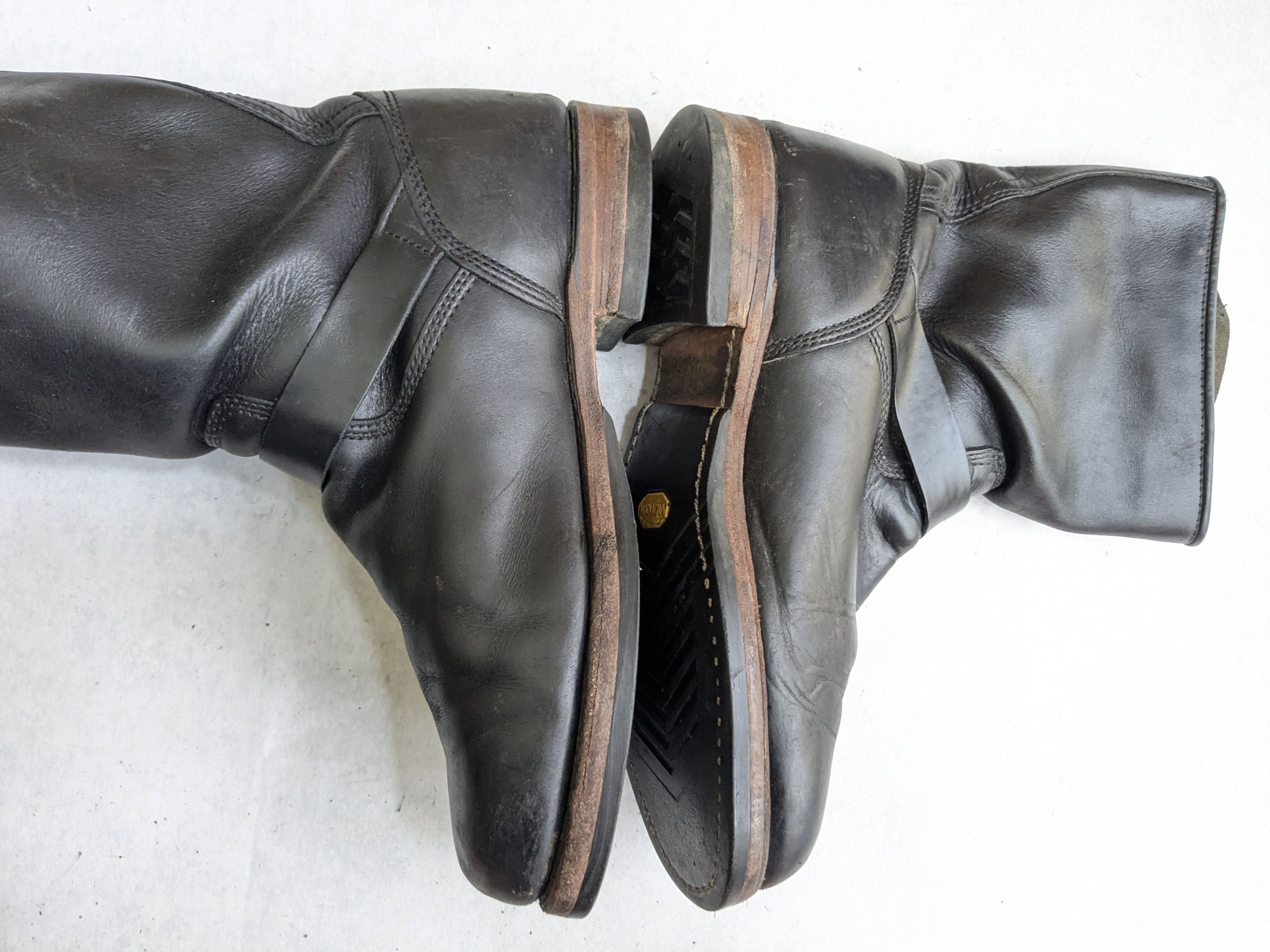 Frye Frye Engineer Boots Black Leather 10 M Leather Buckle Size US 10 / EU 43 - 10 Thumbnail