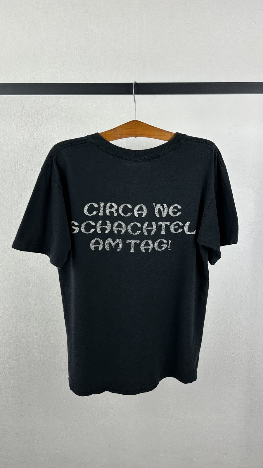 Vintage 1990s German Wording Tee Size US M / EU 48-50 / 2 - 5 Thumbnail