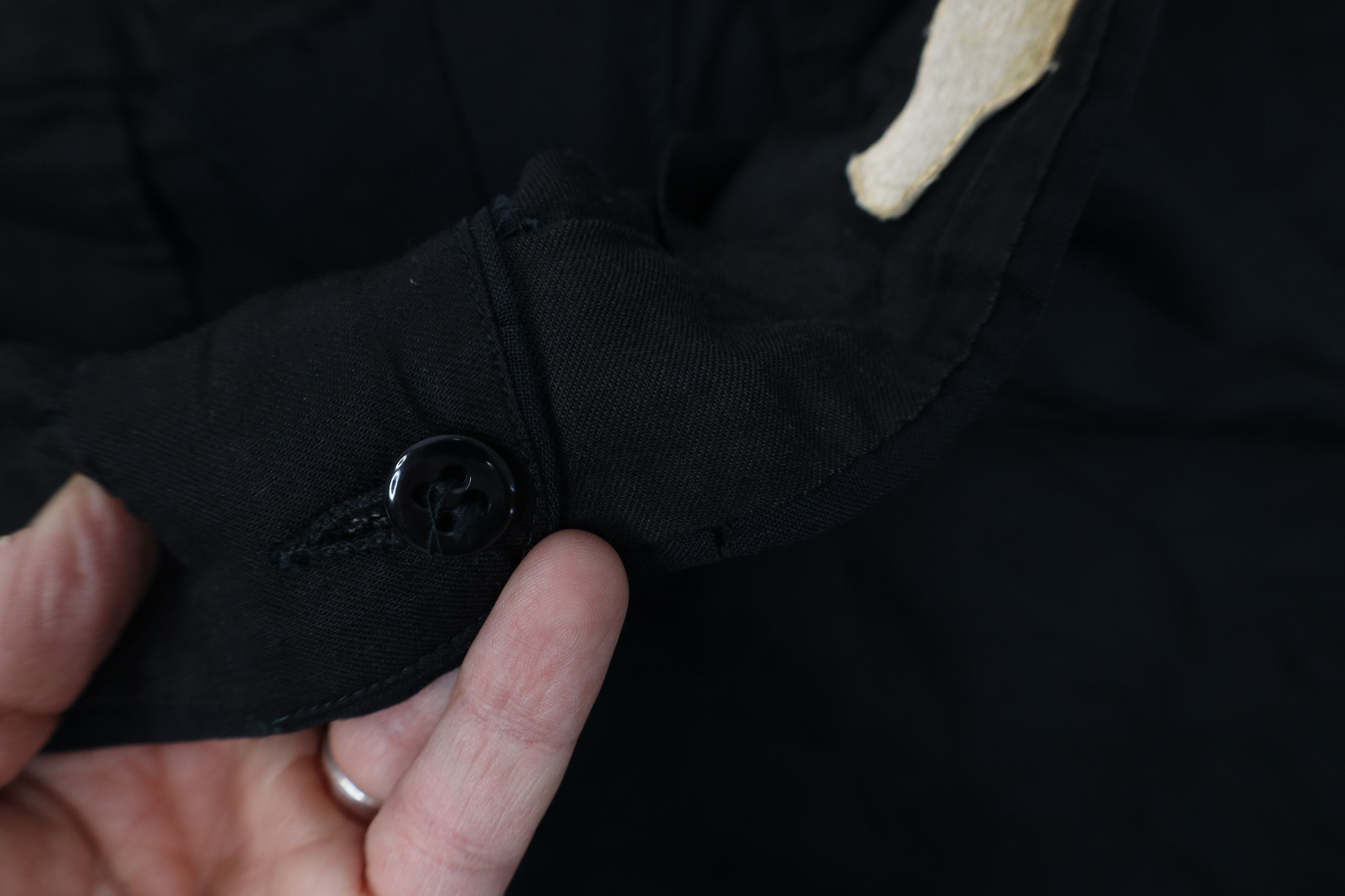 Vintage Vintage 50s Streetwear Gabardine Knit Chino Pants Black USA Size US 34 / EU 50 - 7 Thumbnail