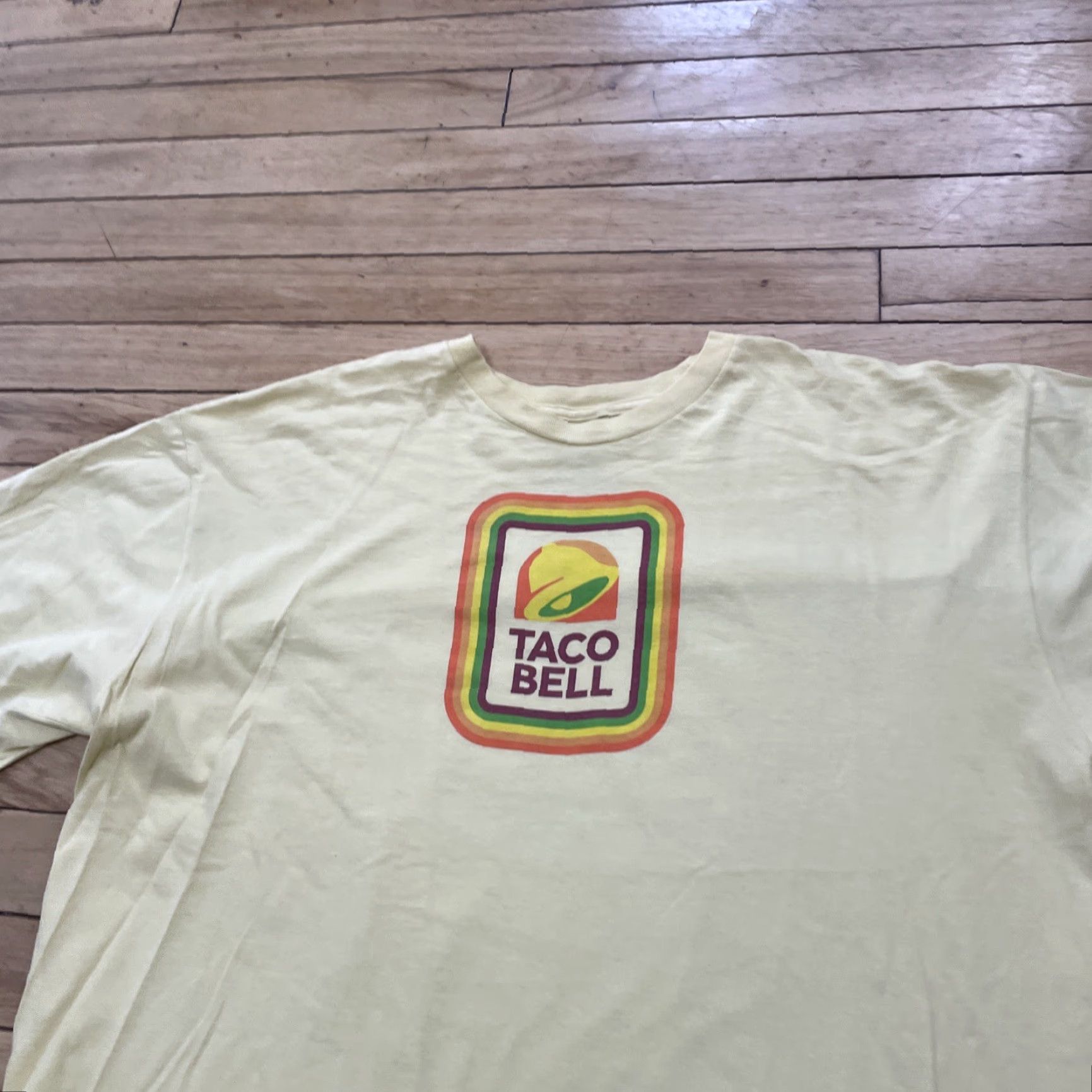 Bell Taco Bell T-Shirt Adult 2XL Yellow Retro 90s Logo Print Brand Tee 2XL Chest Mens Shirt Size US XXL / EU 58 / 5 - 3 Thumbnail