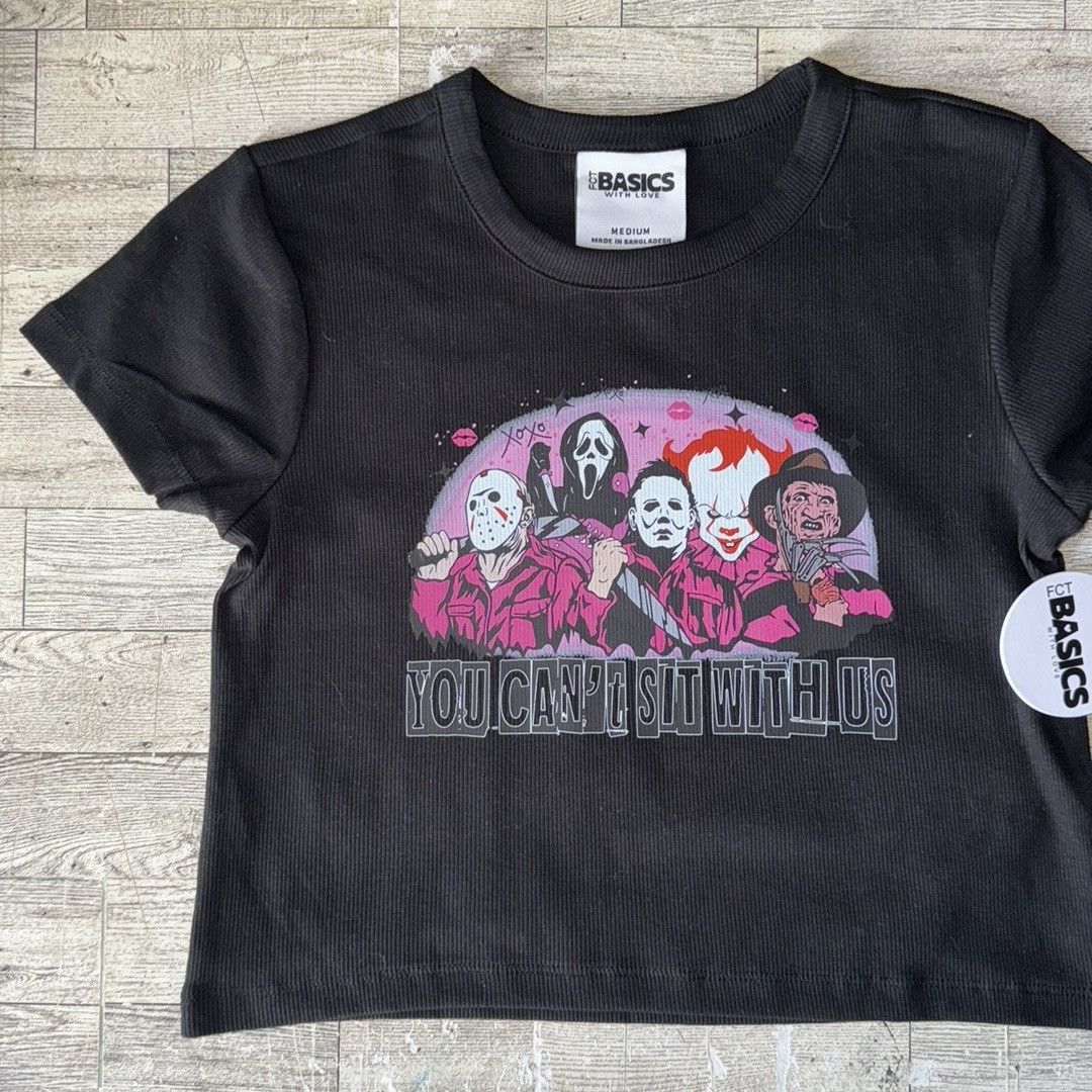 Other You Can’t Sit With Us, Halloween Theme, Cropped Baby Tee Size M / US 6-8 / IT 42-44 - 5 Thumbnail