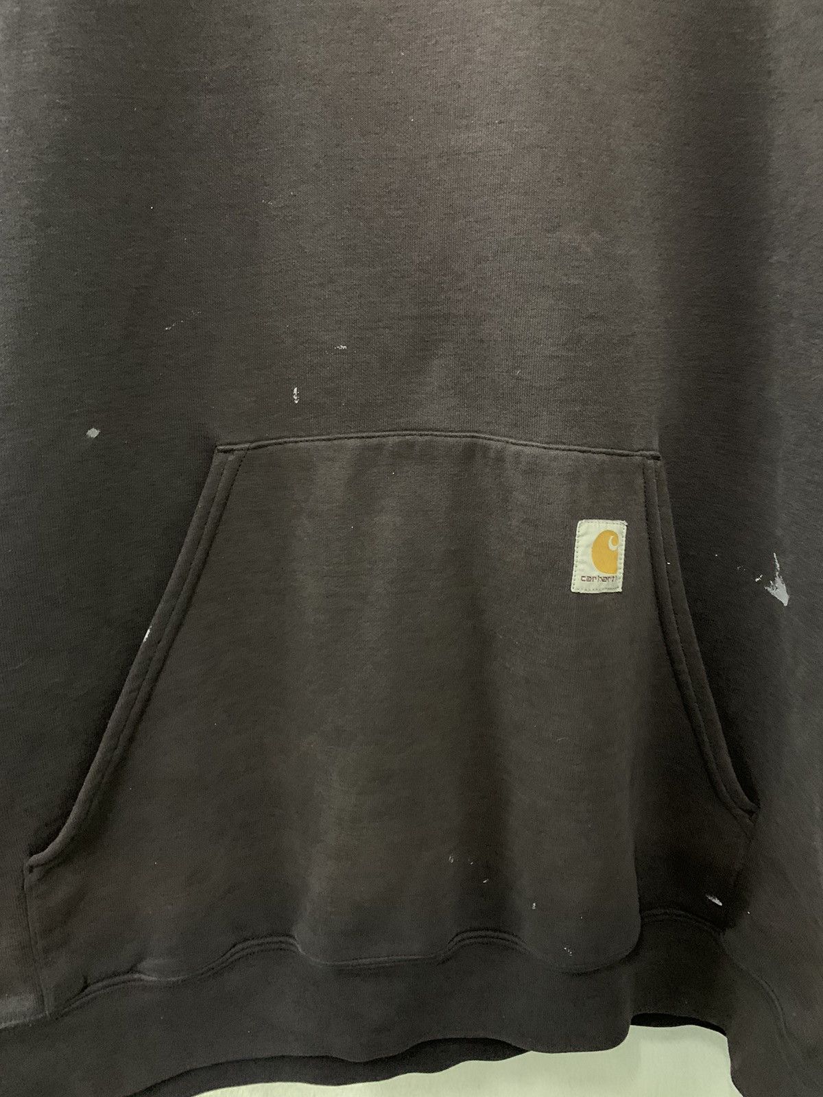 Carhartt Carhartt Distressed Hoodie Big Hand Printed Spellout Size US XL / EU 56 / 4 - 9 Thumbnail