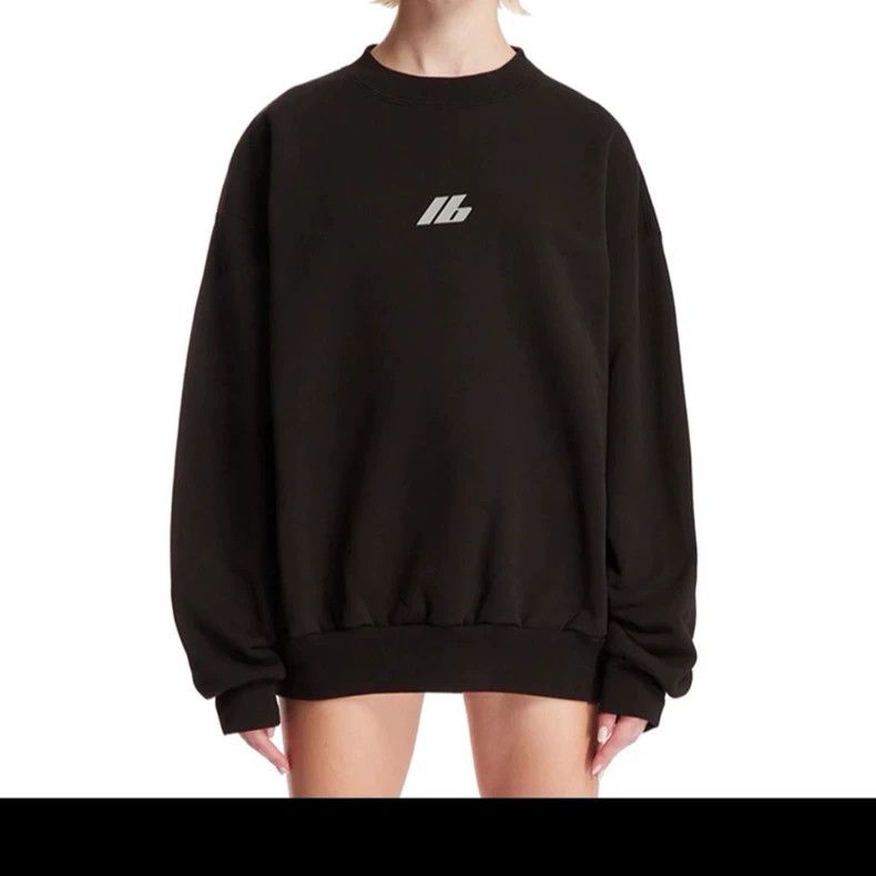 Balenciaga Balenciaga Black lettering print reflective logo hoodie Size US M / EU 48-50 / 2 - 1 Thumbnail