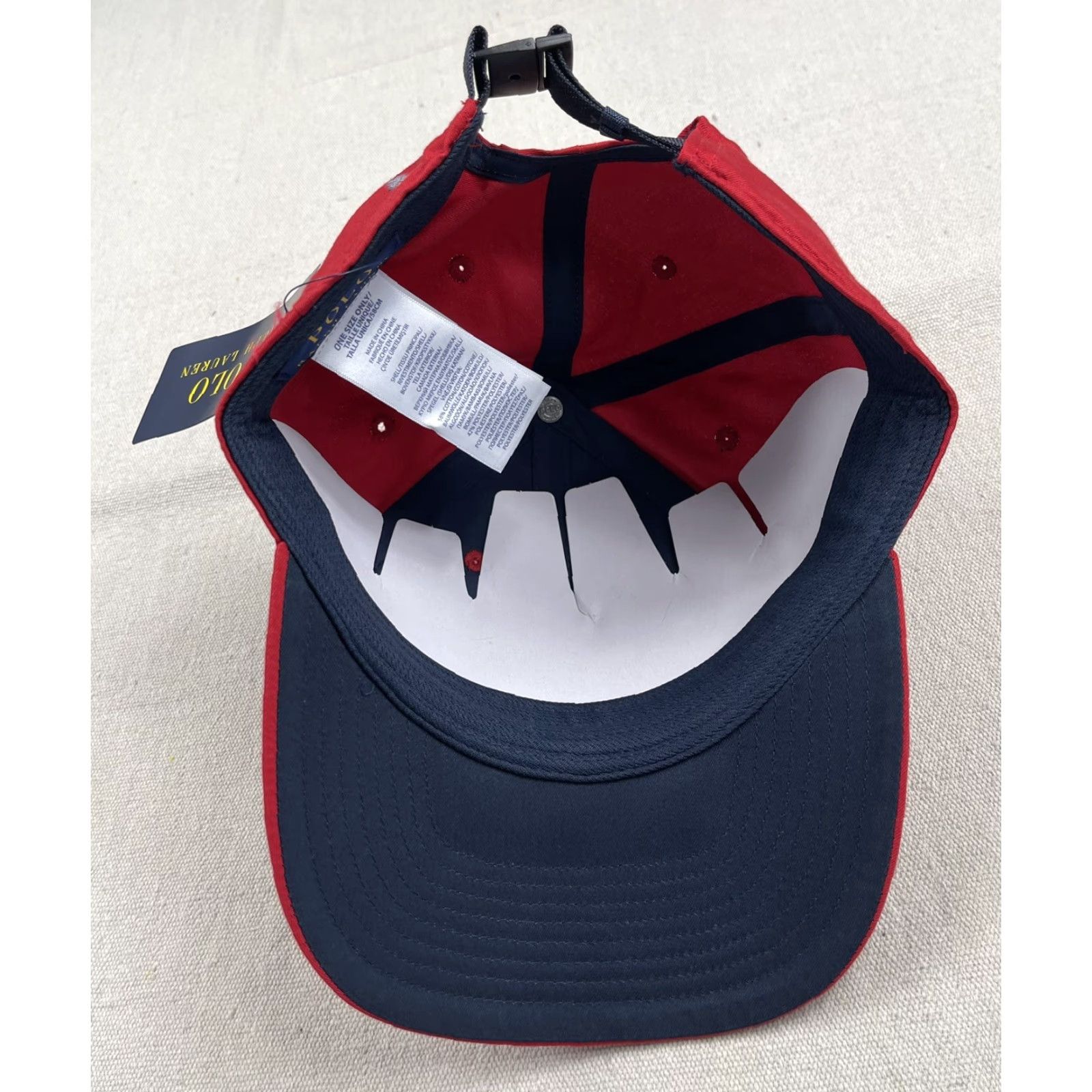 Polo Ralph Lauren Polo Ralph Lauren Hat Sports 1993 Red Rugby Strapback Adjustable Men Baseball Cap Logo Size US M / EU 48-50 / 2 - 5 Thumbnail