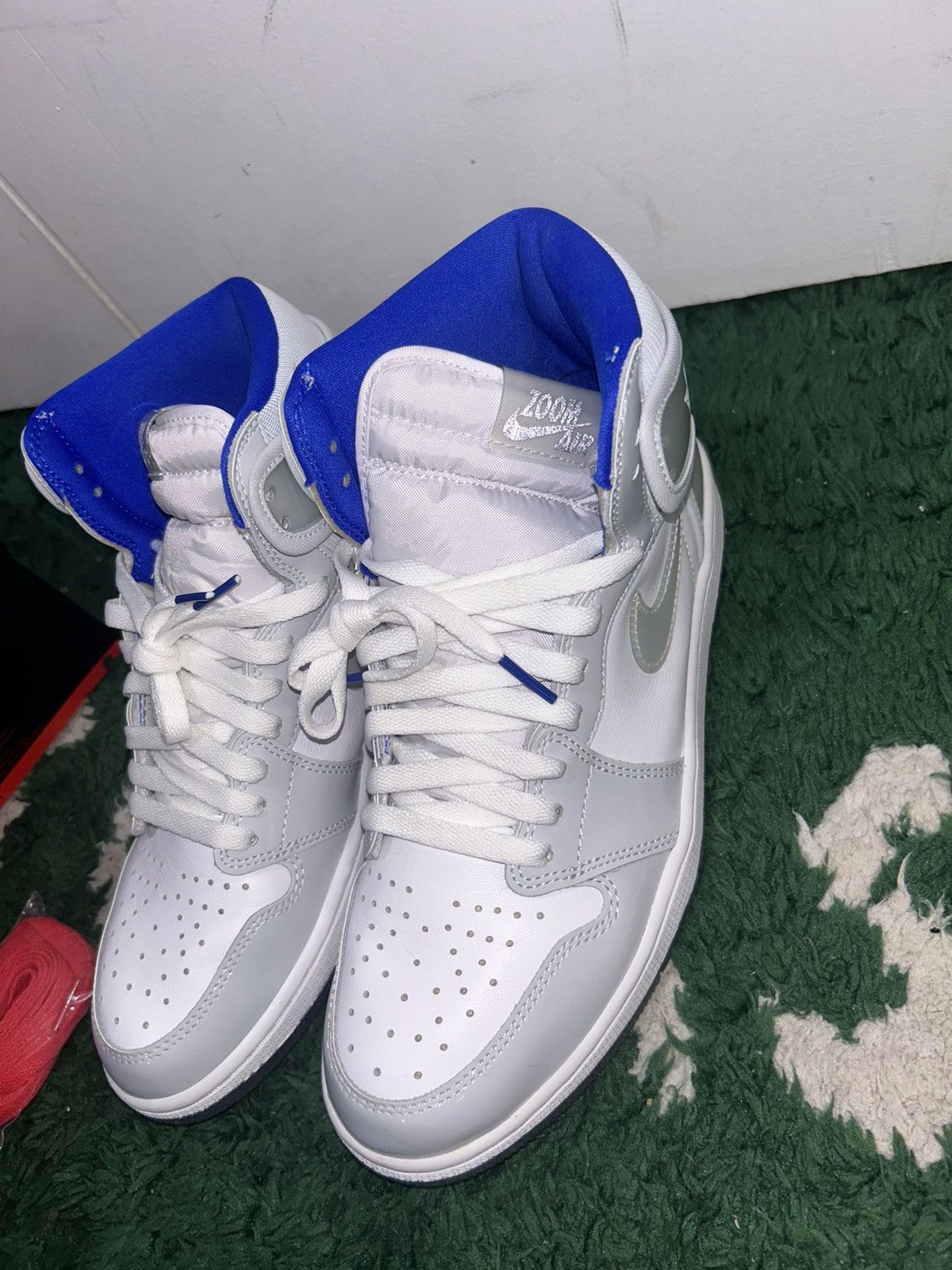 Jordan Brand Size 9.5 - Air Jordan 1 Zoom High Racer Blue Preowned Size US 9.5 / EU 42-43 - 4 Thumbnail