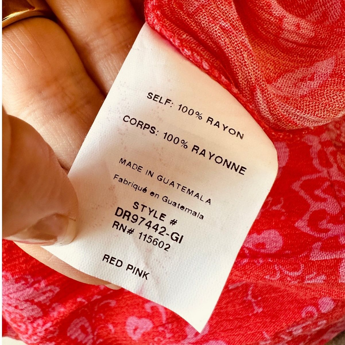 Other Lush Red Pink Scoop Open Tie Back Floral Midi Sun dress S Size S / US 4 / IT 40 - 10 Thumbnail