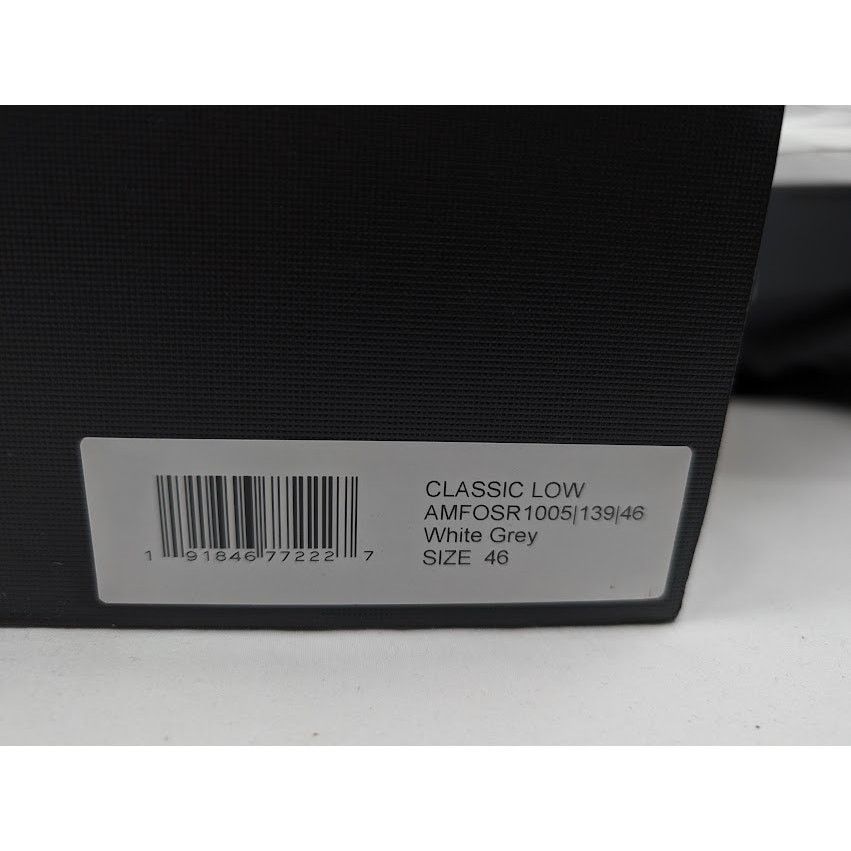 Amiri o1rshd1 Classic Low-Top Sneakers in White Grey Size US 13 / EU 46 - 21 Thumbnail