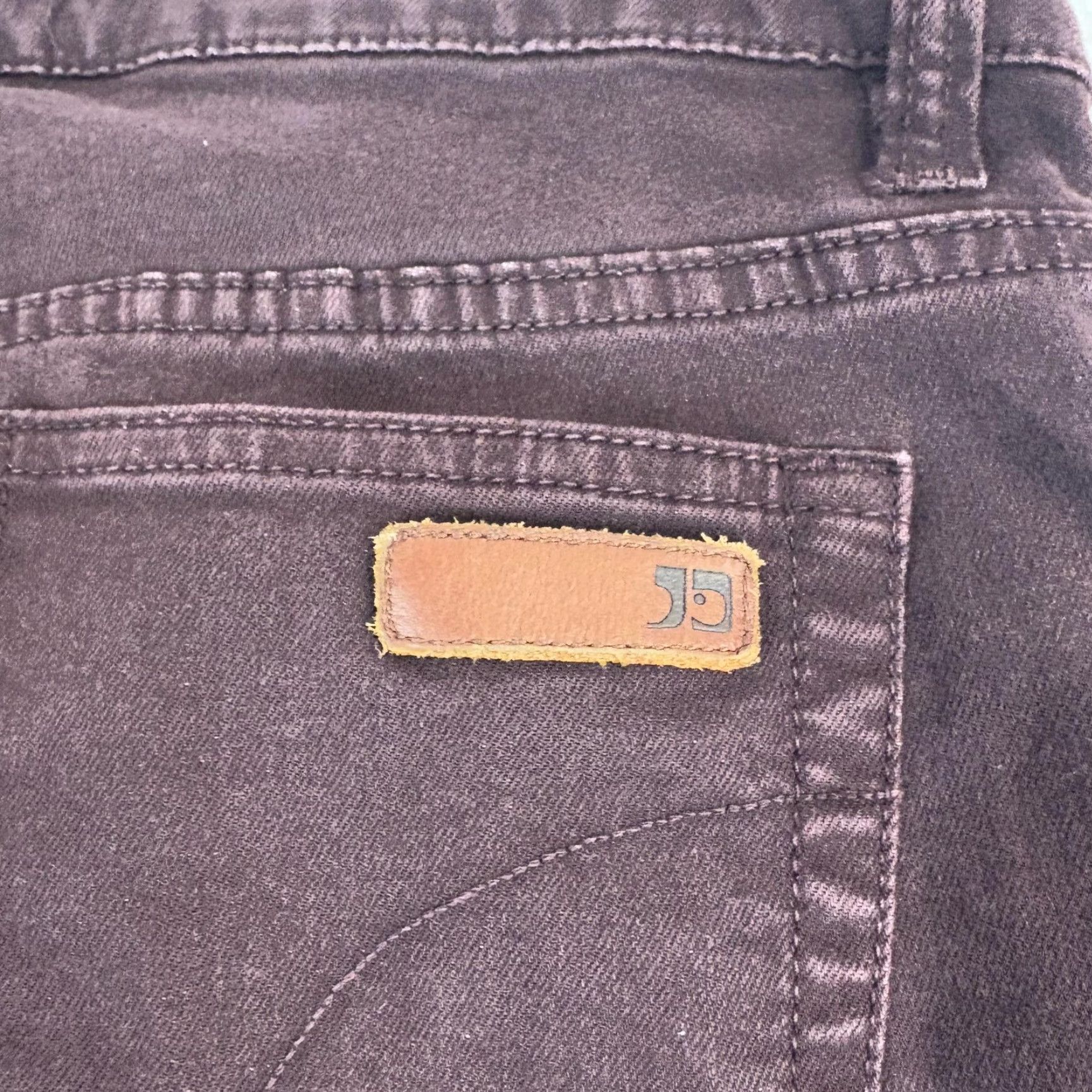 Vintage Joes Jeans Visionaire Skinny Jeans Womens 28 Dark Purple Mid Rise Stretch Denim Size 28" / US 6 / IT 42 - 3 Thumbnail