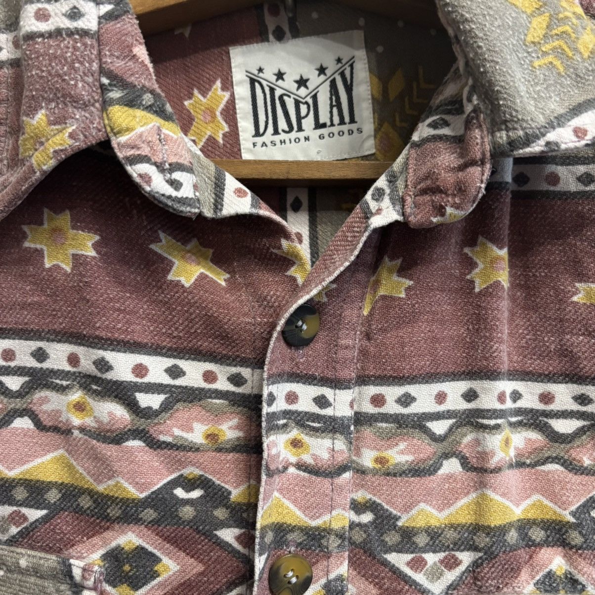 Vintage Vintage Western Distressed Shirt Grunge Punk RRL Size US M / EU 48-50 / 2 - 6 Thumbnail