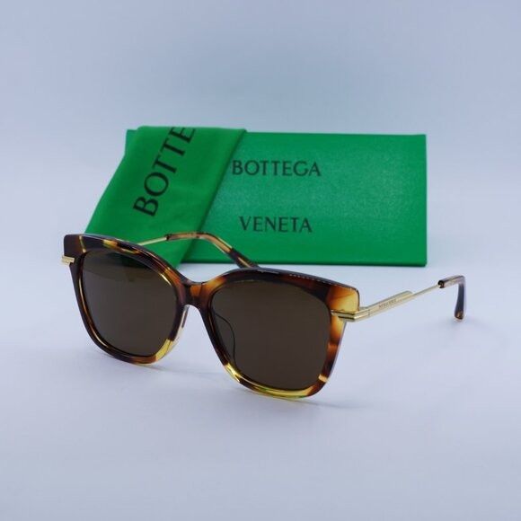 Bottega Veneta 🕶️ New Bottega Veneta BV1296SA 002 Sunglasses - Havana Size ONE SIZE - 10 Thumbnail