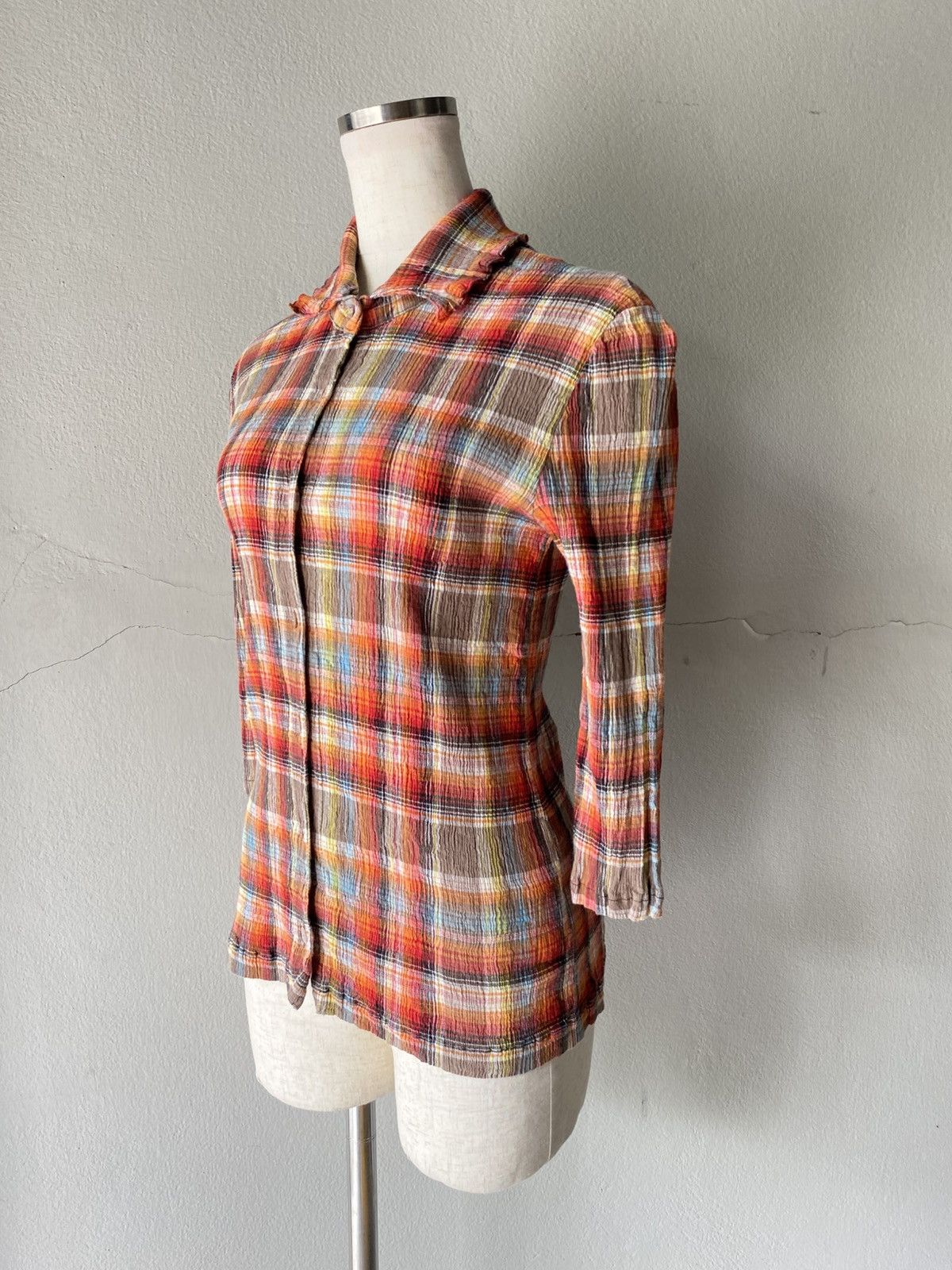 Tsumori Chisato TSUMORI CHISATO Vibrant Orange Statement Shirt. Size XS / US 0-2 / IT 36-38 - 11 Thumbnail