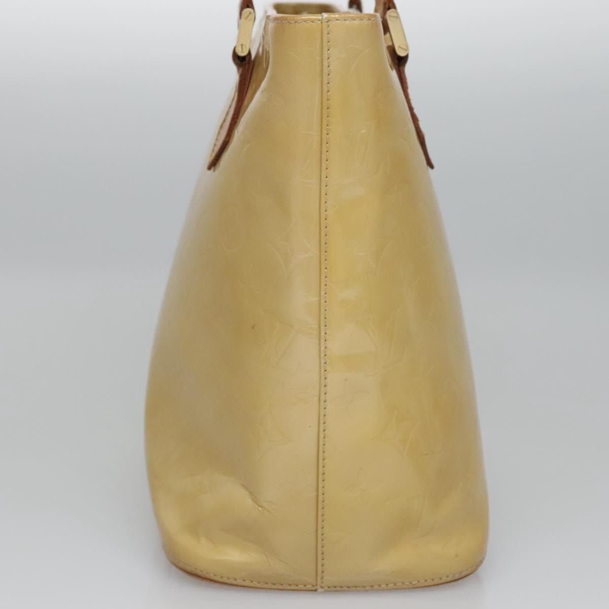 Louis Vuitton LOUIS VUITTON Monogram Vernis Houston Hand Bag Beige M91004 Size ONE SIZE - 6 Thumbnail