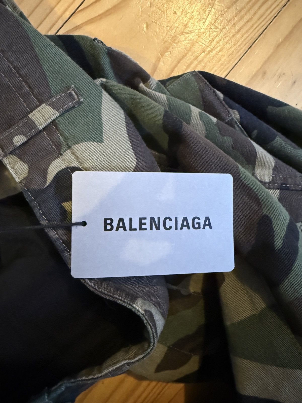 Balenciaga BALENCIAGA camo cotton gabardine army cargo pants Size US 30 / EU 46 - 5 Thumbnail