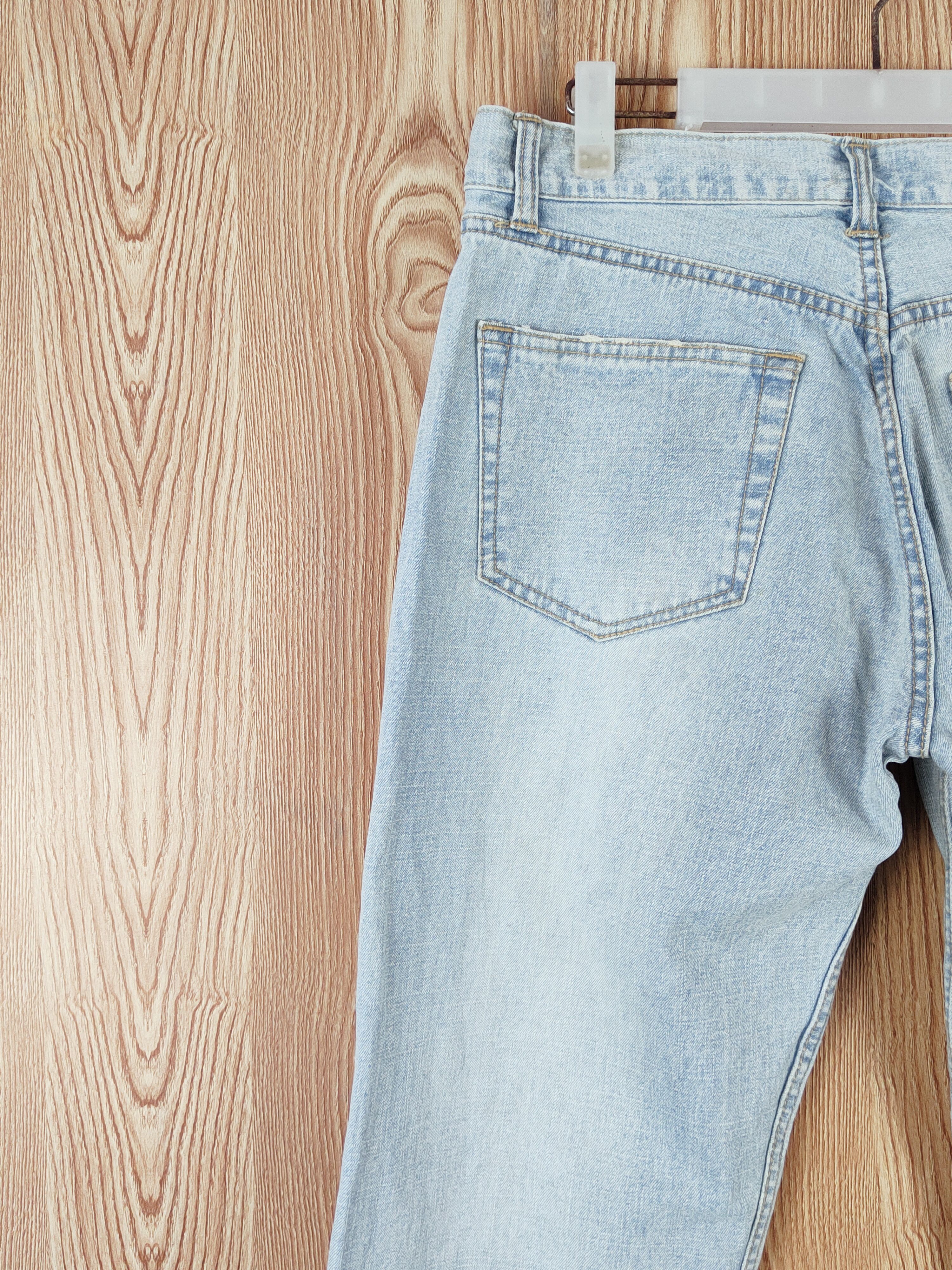Japanese Brand Nylaus Blue Distressed Ripped Jeans #W631 Size US 33 - 8 Thumbnail