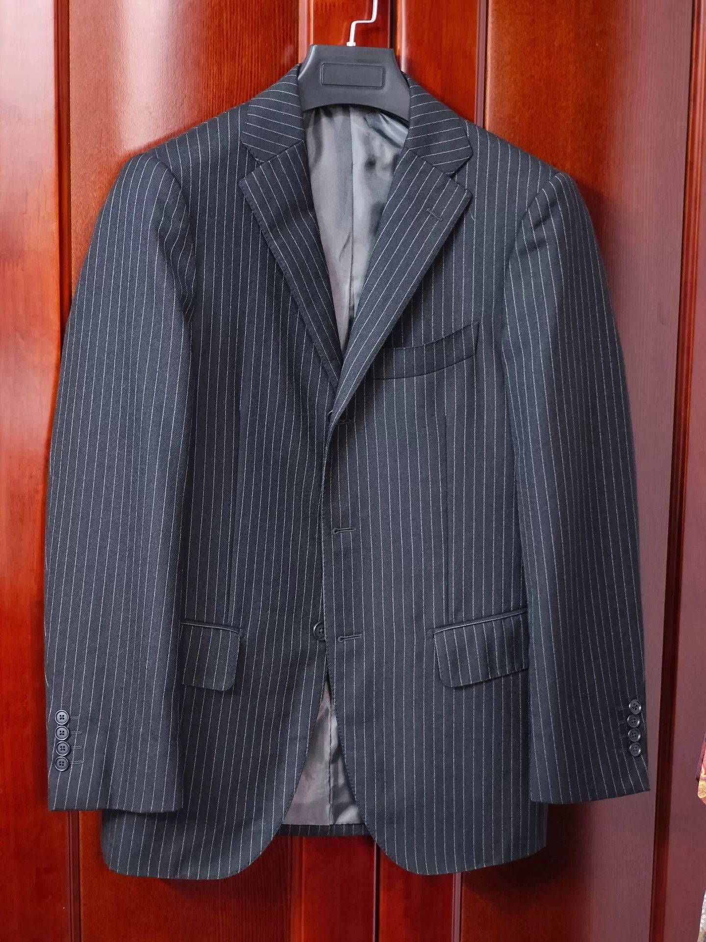 Ring Jacket Japanese Wool and Linen Suit Set Size US S / EU 44-46 / 1 - 1 Thumbnail