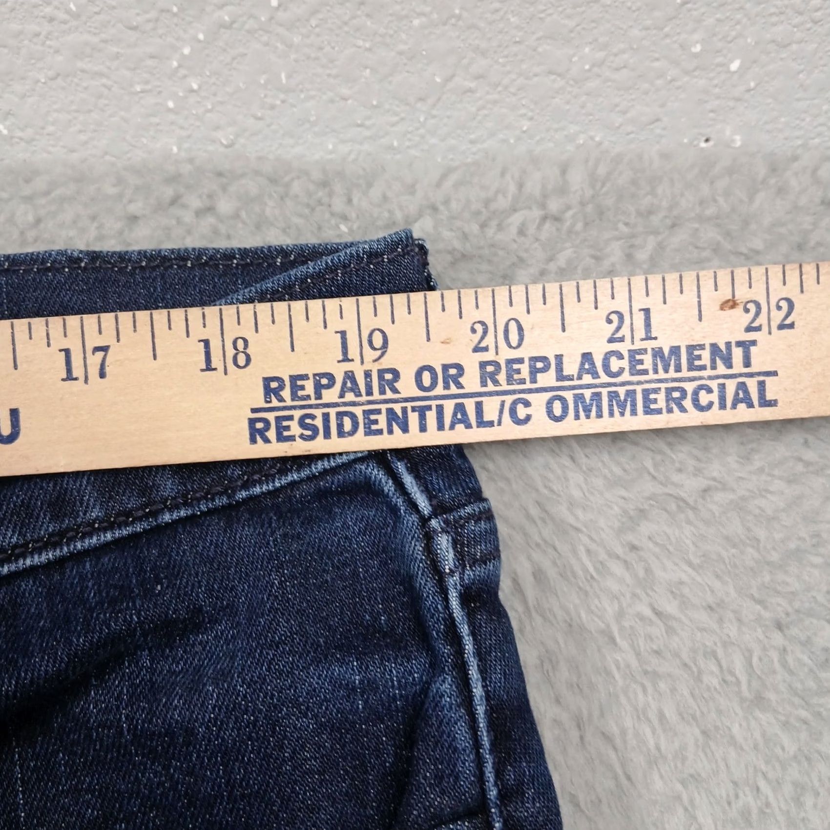 Levi's Levi's 502 Jeans Men's 38x32 Dark Wash Regular Taper Fit Denim Size US 38 / EU 54 - 7 Thumbnail
