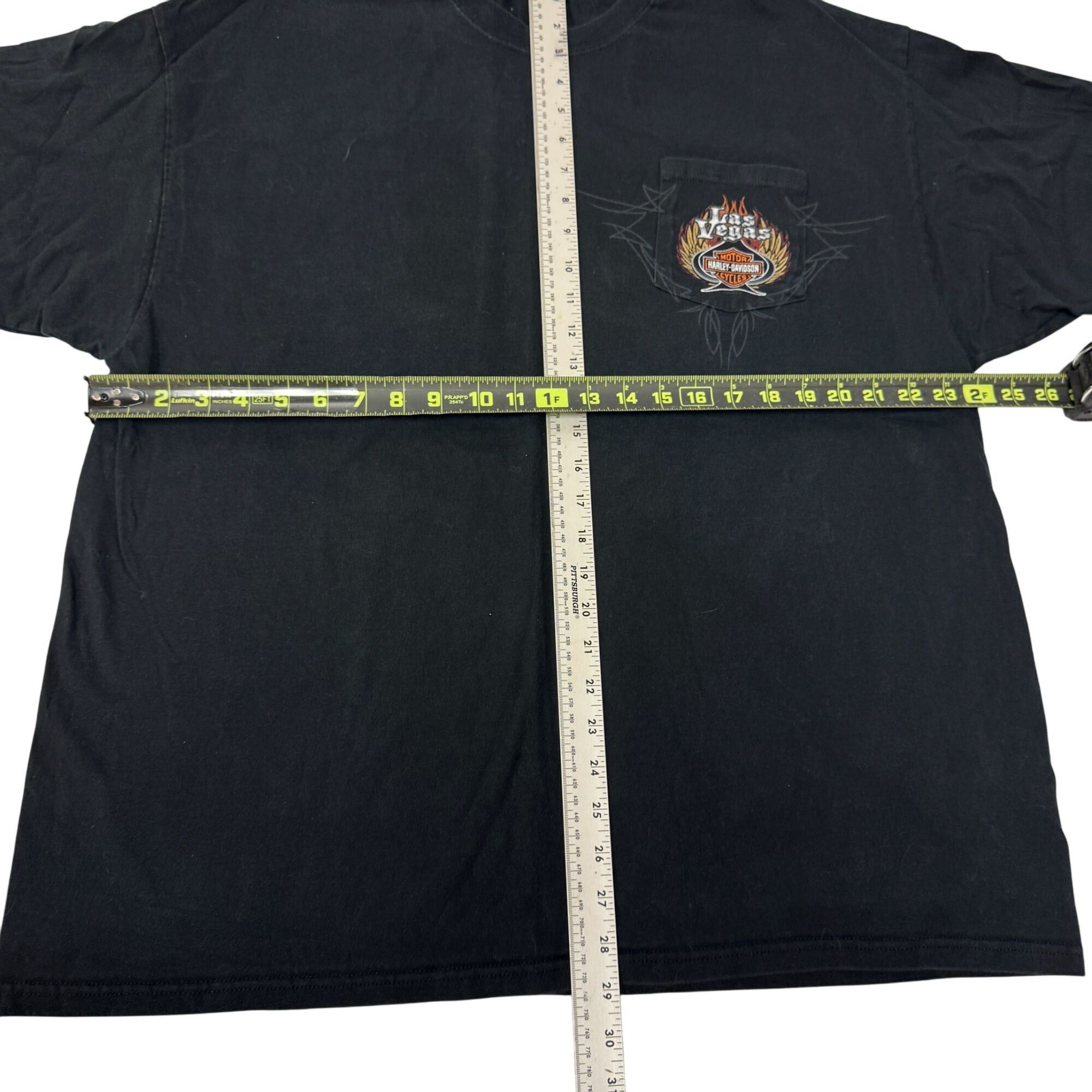 Harley Davidson H-D Las VEGAS Nevada MOTORCYCLE Biker POCKET T Shirt 2XL Size US XXL / EU 58 / 5 - 4 Thumbnail