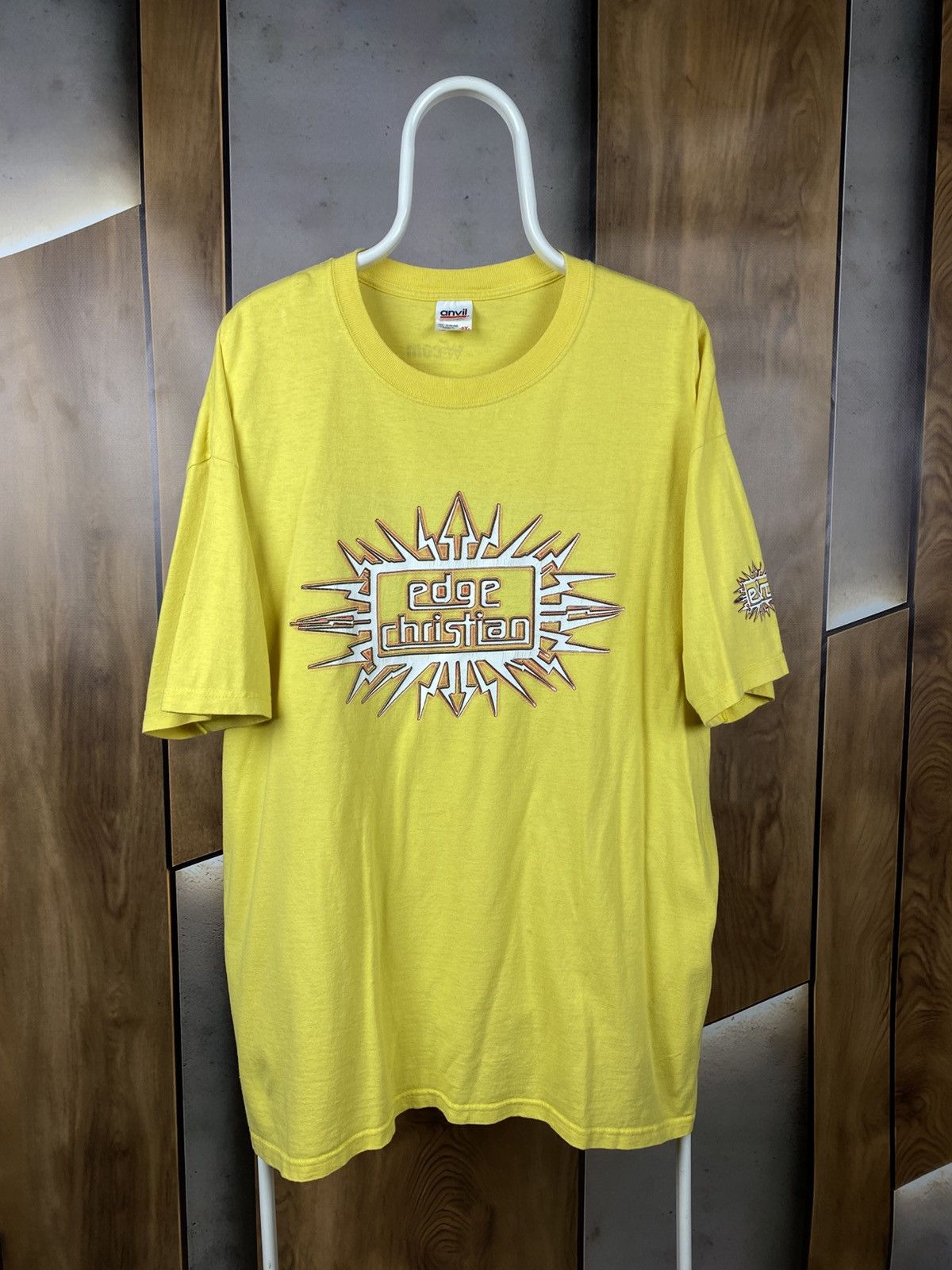 WWE 📺Vintage 2000 T-Shirt Edge Cristian WWE WWF Anvil Tee📺 Size US XXL / EU 58 / 5 - 1 Thumbnail