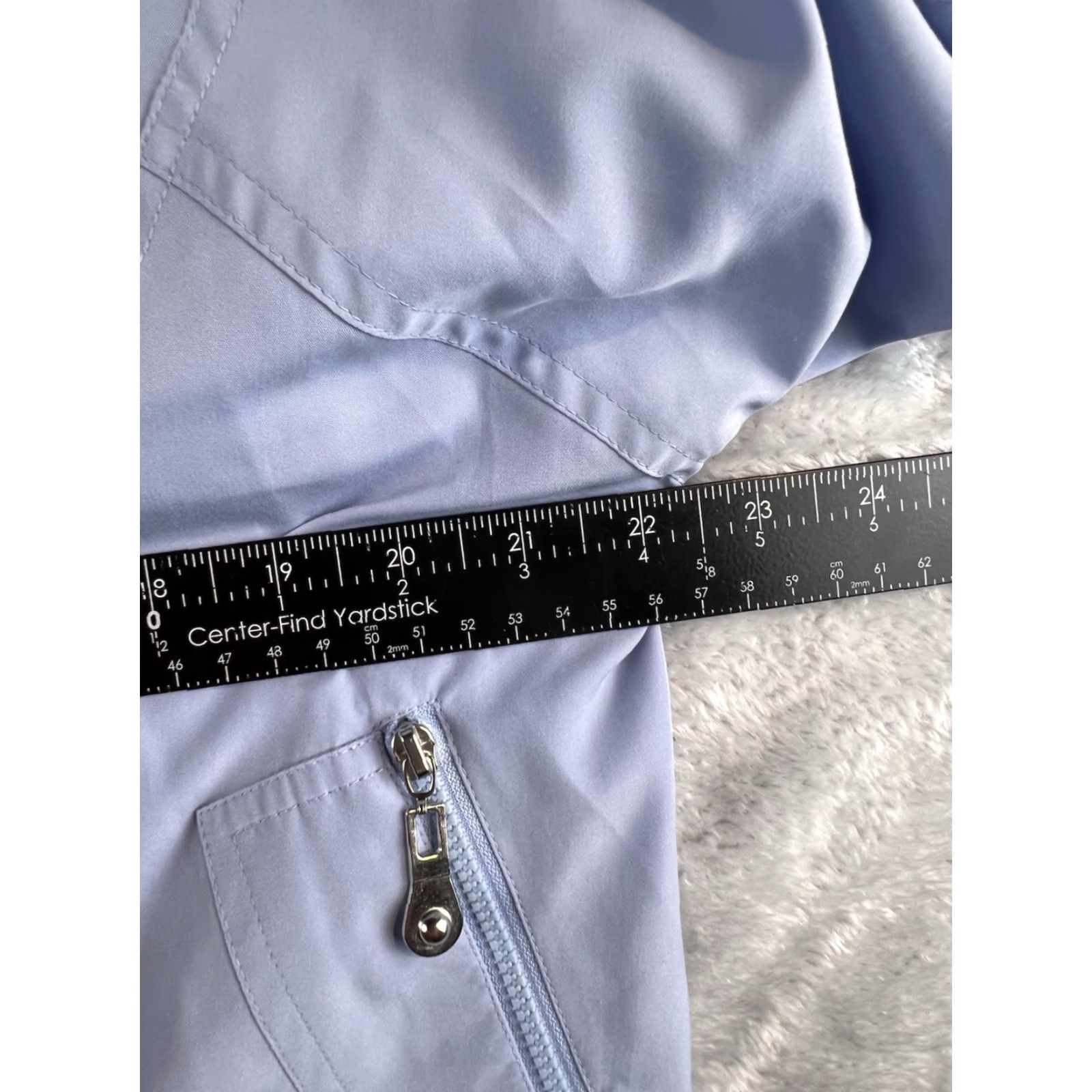 Vintage VINTAGE Koret Sport Windbreaker Jacket Womens M Periwinkle Blue Preppy Windbreaker Zip Short Sleeve Size M / US 6-8 / IT 42-44 - 6 Thumbnail