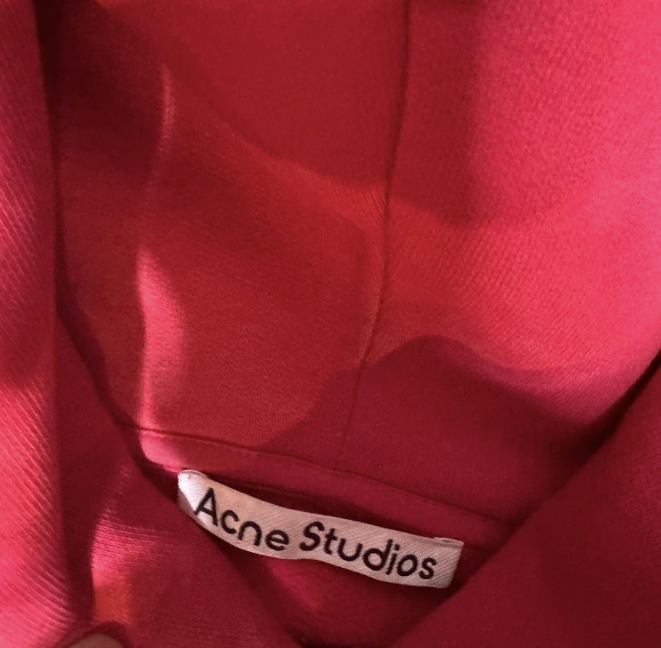 Acne Studios Red Acne studios distressed hoodie Size US M / EU 48-50 / 2 - 5 Thumbnail