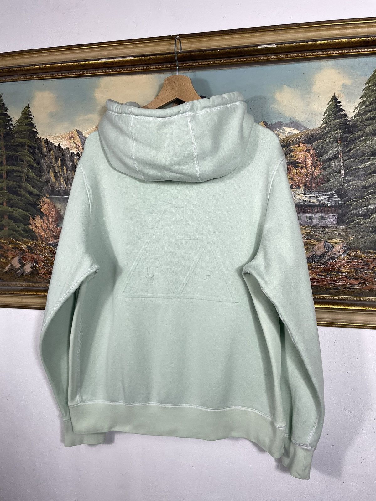 Huf × Vintage Huf Baggy Oversize Hoodie Sweatshirt Hiphop Swag Streetwear Size US M / EU 48-50 / 2 - 8 Thumbnail