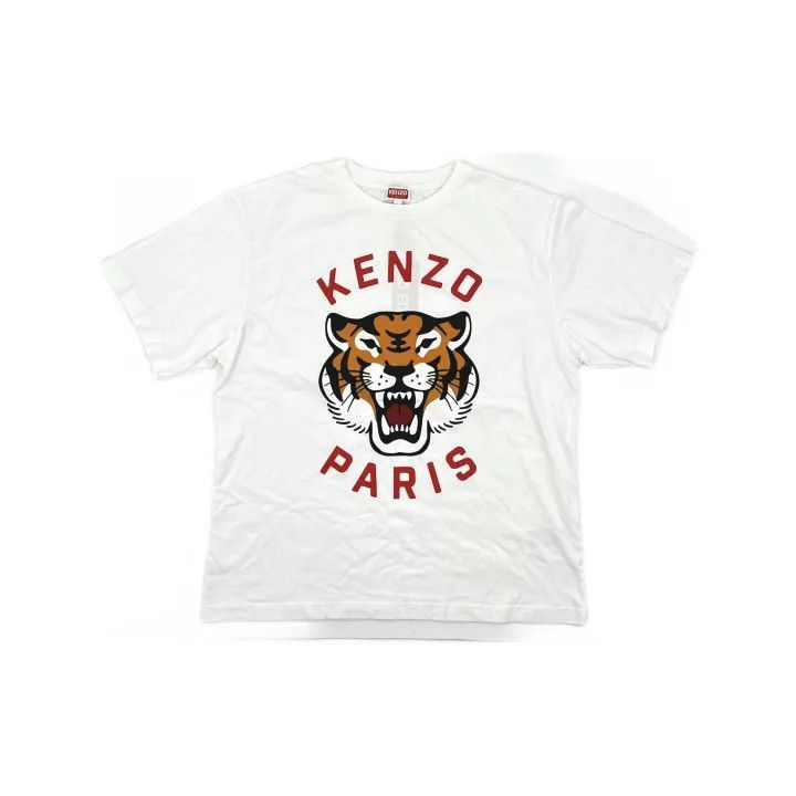 Kenzo KENZO SS24 Logo Tiger Print T-Shirt -2507 Size US L / EU 52-54 / 3 - 2 Thumbnail