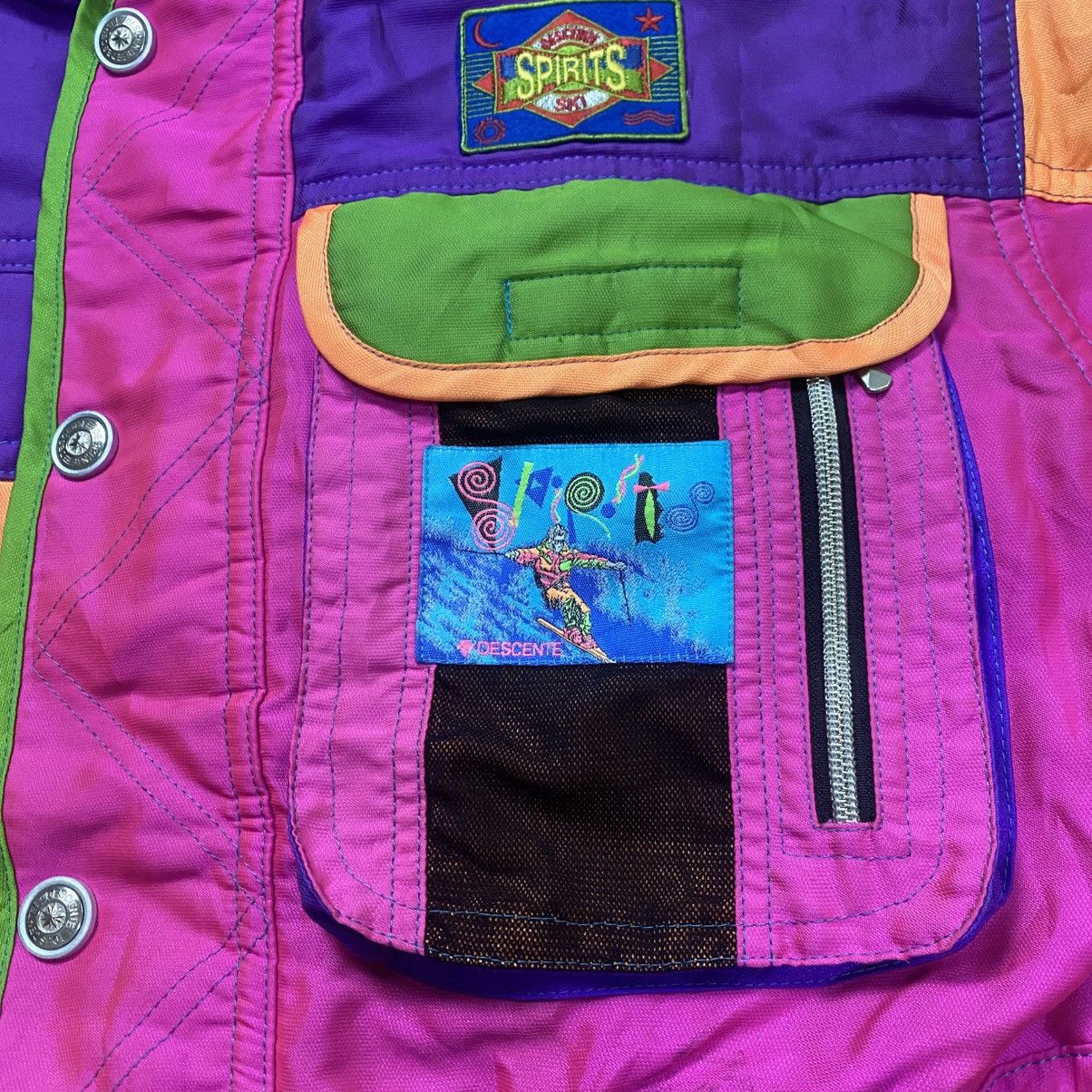 Descente × Japanese Brand × Sports Specialties Descente multicolor ski jacket Size US M / EU 48-50 / 2 - 19 Thumbnail