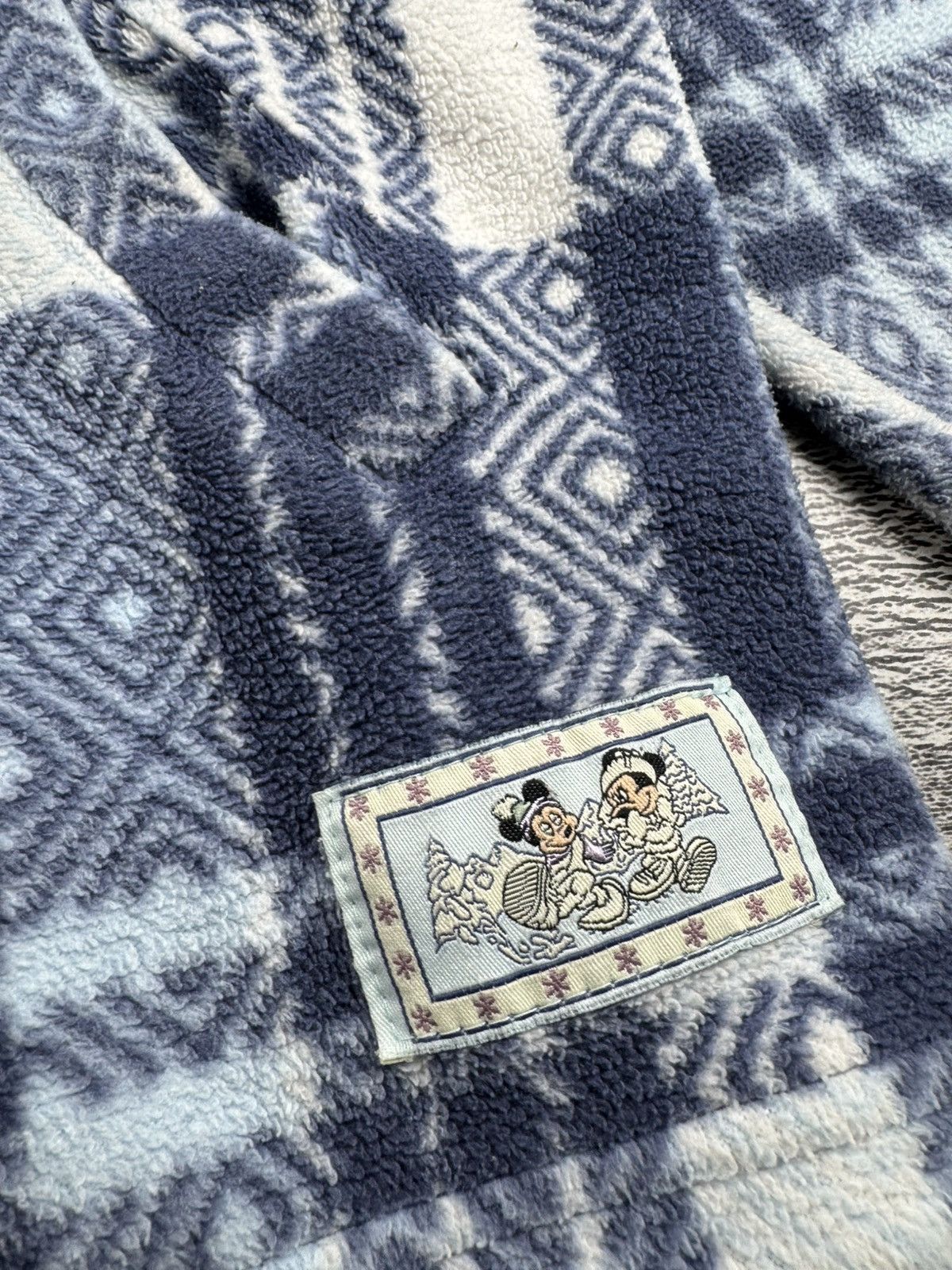 Disney Disney Store 90s Vintage Zip Plaid Preppy New Year Cozy Fleece Jacket Pullover Size US L / EU 52-54 / 3 - 18 Thumbnail