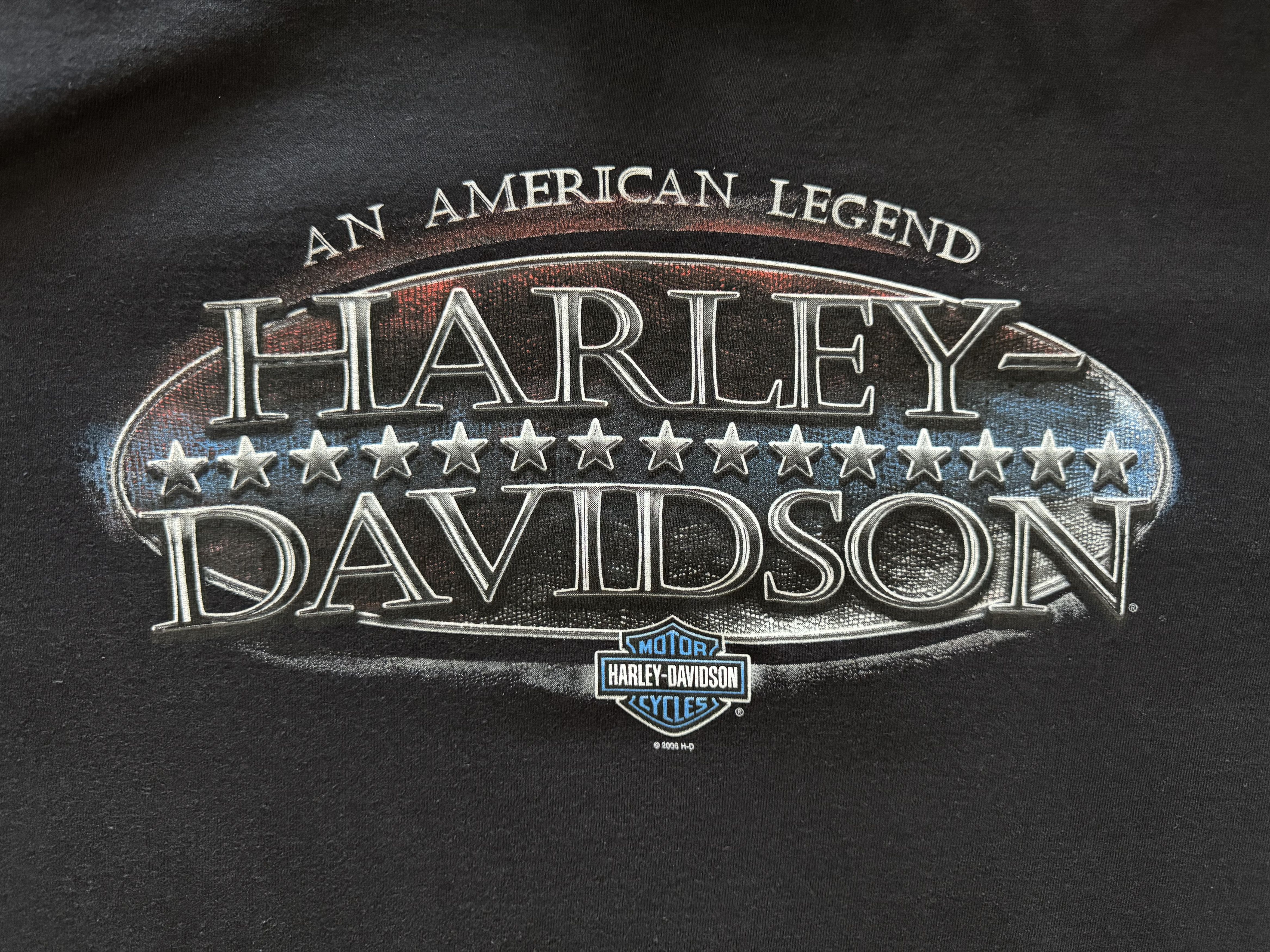 Harley Davidson × Vintage 2006 Harley Davidson Freeport Bahamas T-shirt Size US XL / EU 56 / 4 - 3 Thumbnail