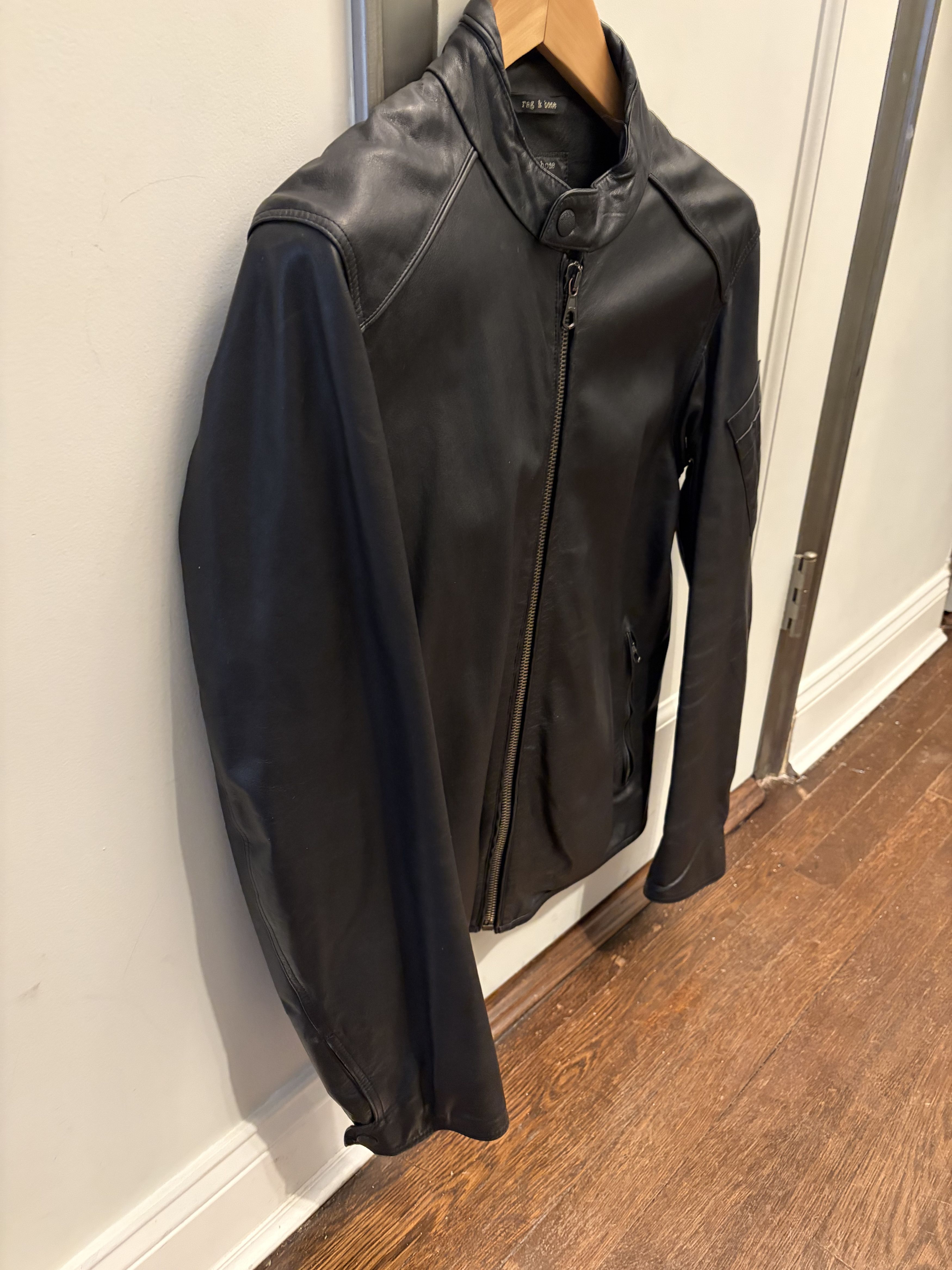 Rag & Bone Rag & Bone leather Cafe Racer jacket Size US S / EU 44-46 / 1 - 4 Thumbnail