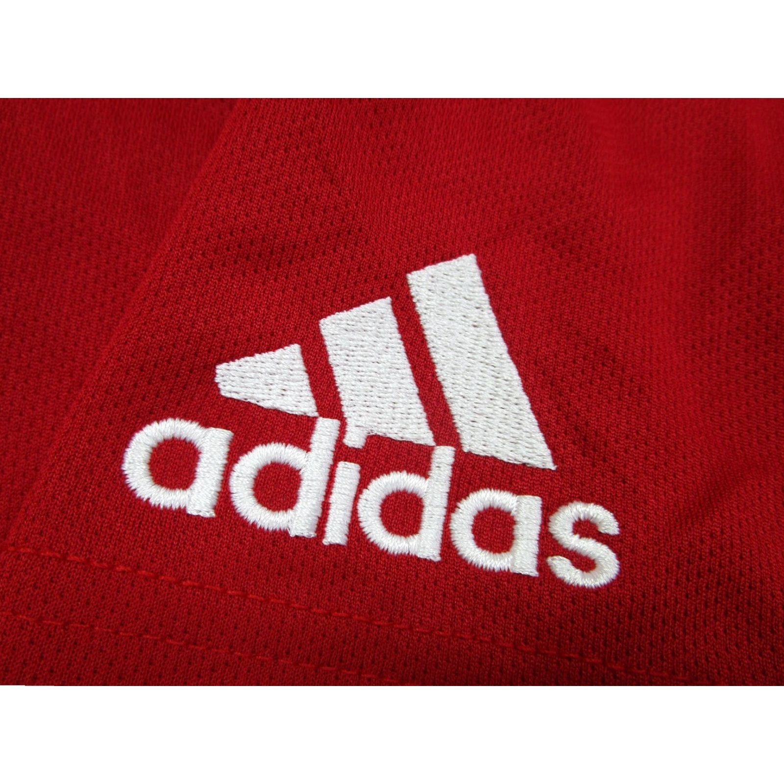 Adidas Adidas Polo Shirt Mens XL Red AEROREADY 3SSB Elite EYBL D1 Short Sleeve Embroidered Logo Basketball Shirt Size US XL / EU 56 / 4 - 5 Thumbnail