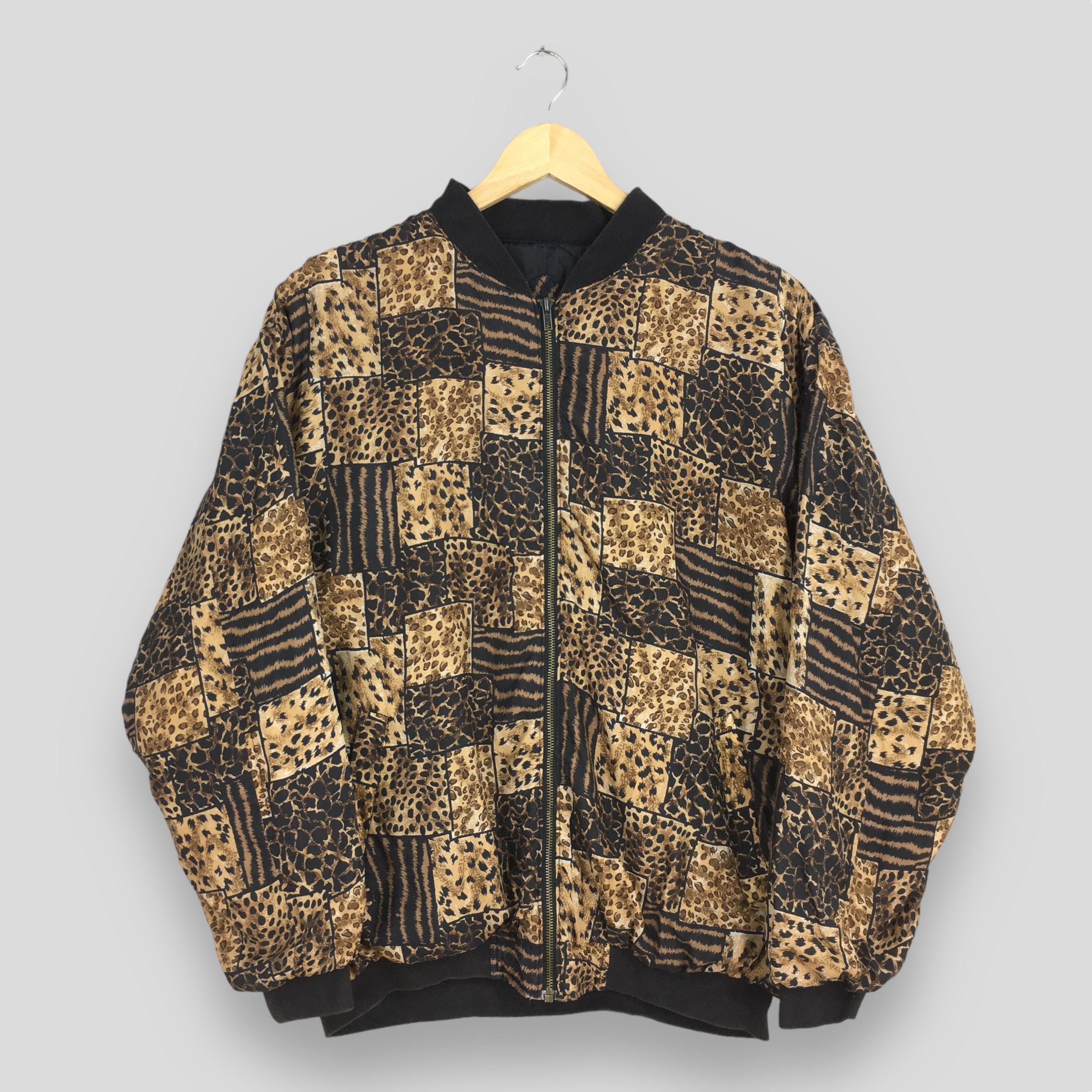 Vintage Vintage Tiger Leopard Patterned Jacket Medium Size US M / EU 48-50 / 2 - 1 Thumbnail