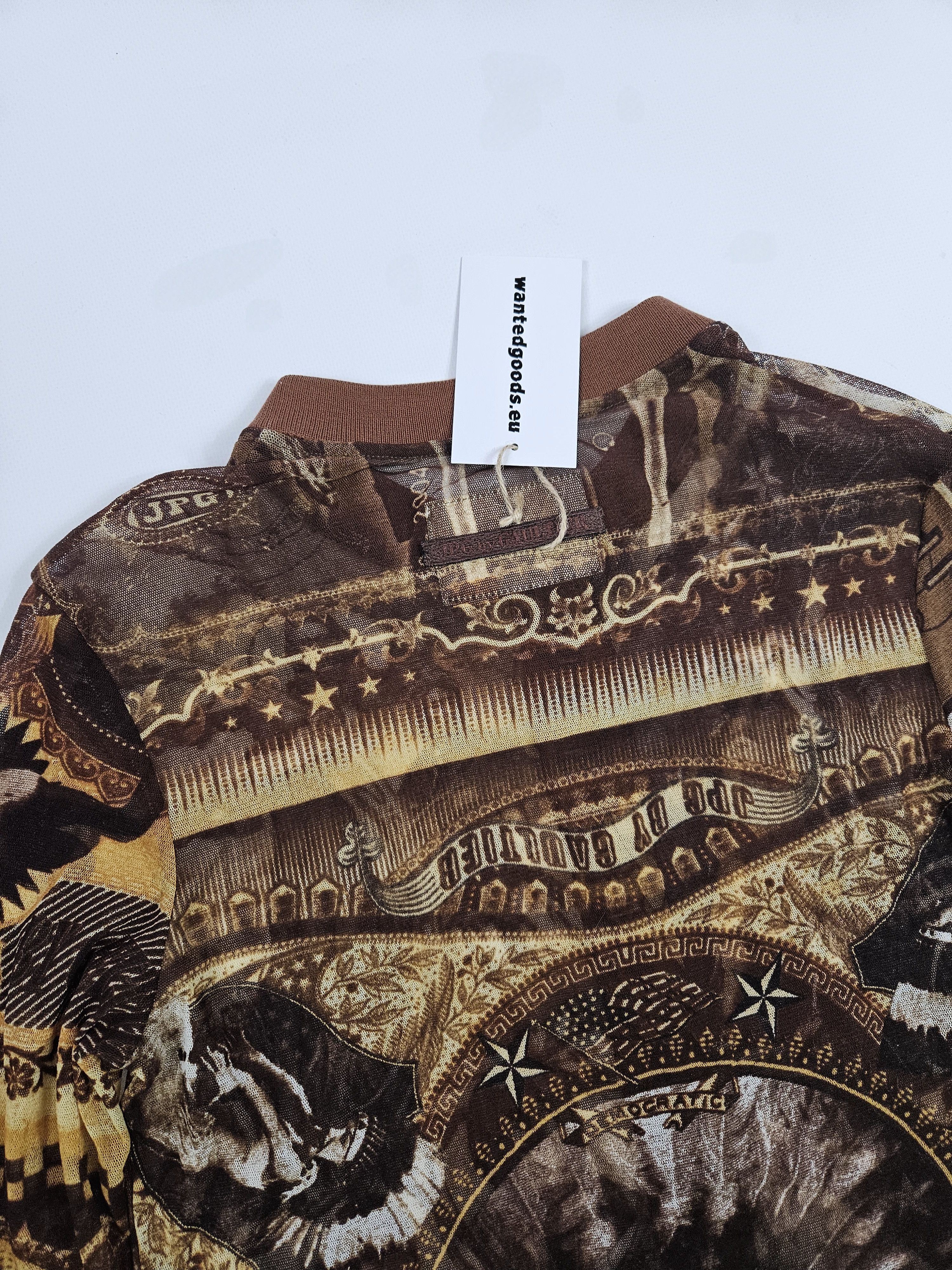 Jean Paul Gaultier jpg jeans native american all over print button up mesh top Size M / US 6-8 / IT 42-44 - 8 Thumbnail
