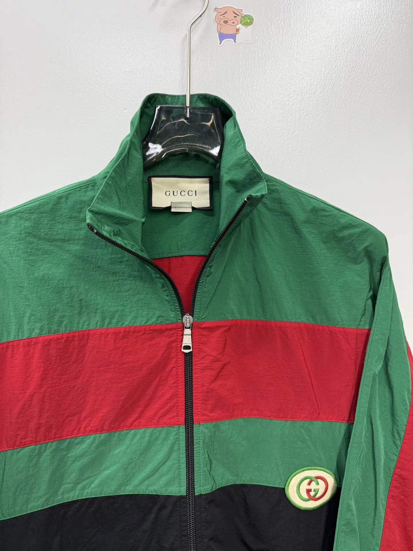 Gucci Gucci red green colorblock school jacket S new worn once Size US S / EU 44-46 / 1 - 3 Thumbnail