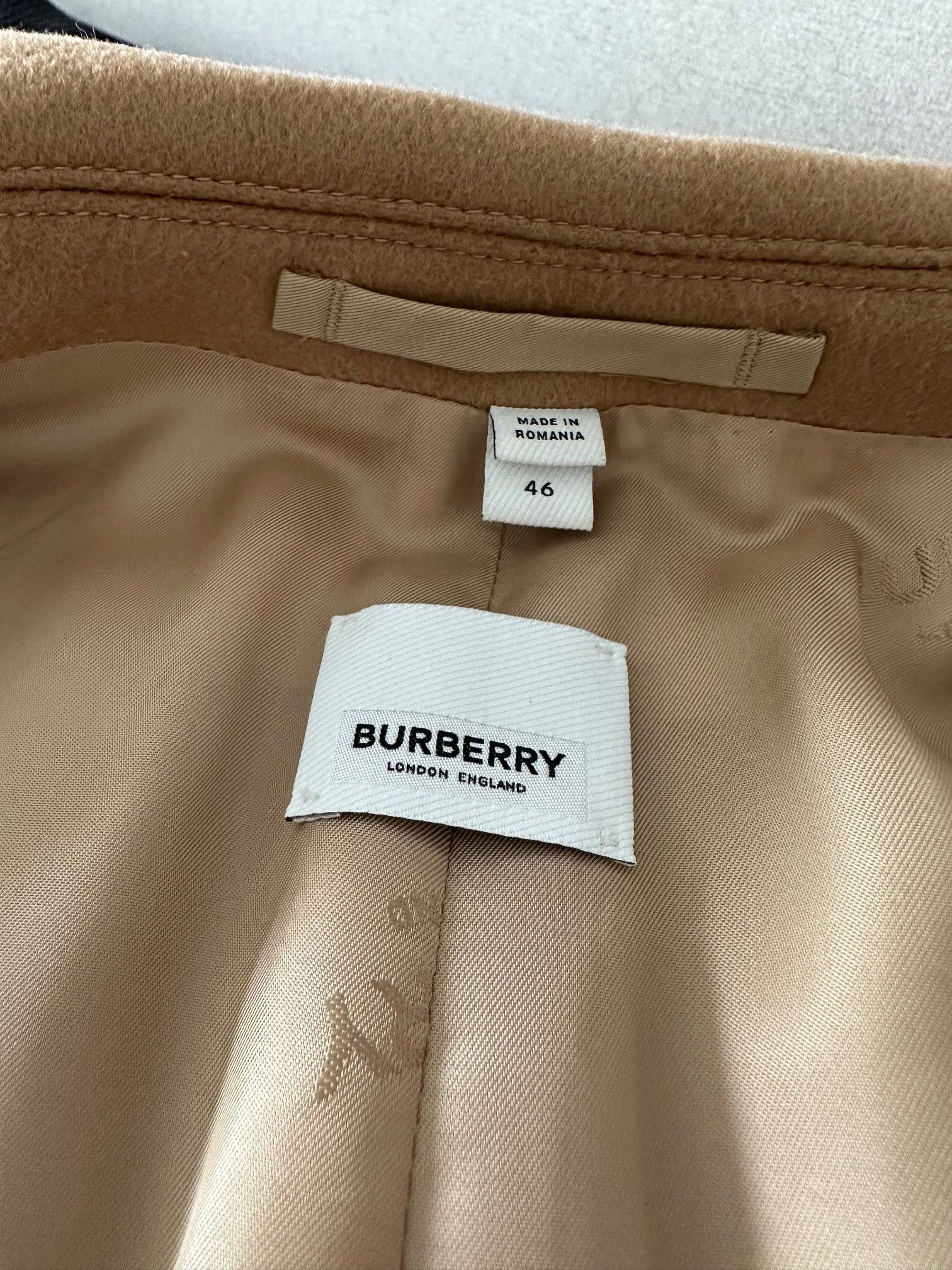 Burberry Wool Cashmere Tailored Coat Size US S / EU 44-46 / 1 - 4 Thumbnail