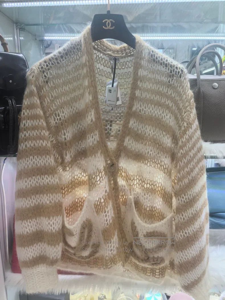 Loewe Loewe Mohair Knit Cardigan Size S / US 4 / IT 40 - 1 Thumbnail