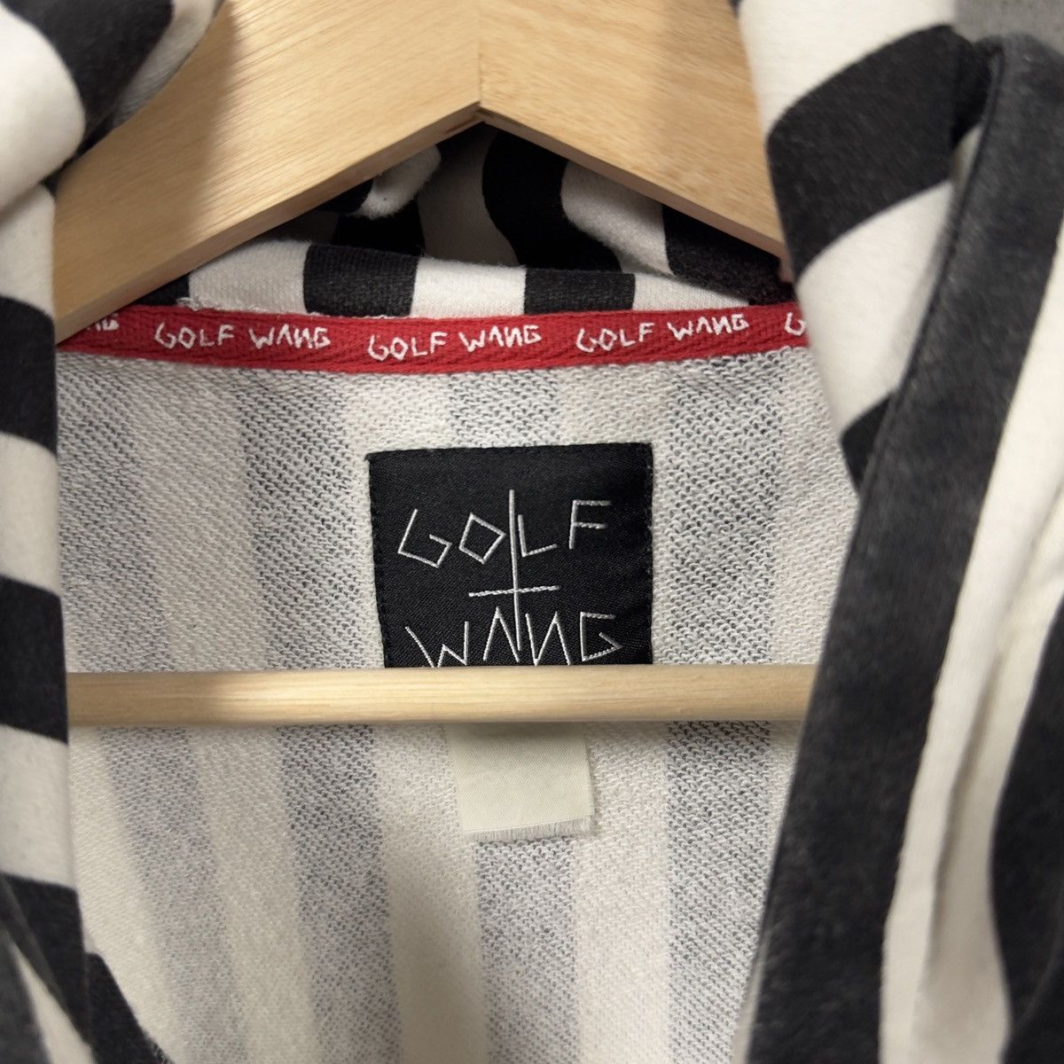 Golf Wang 2014 Kill Cat Flog Gnaw Striped Hoodie Black White Size US L / EU 52-54 / 3 - 3 Thumbnail