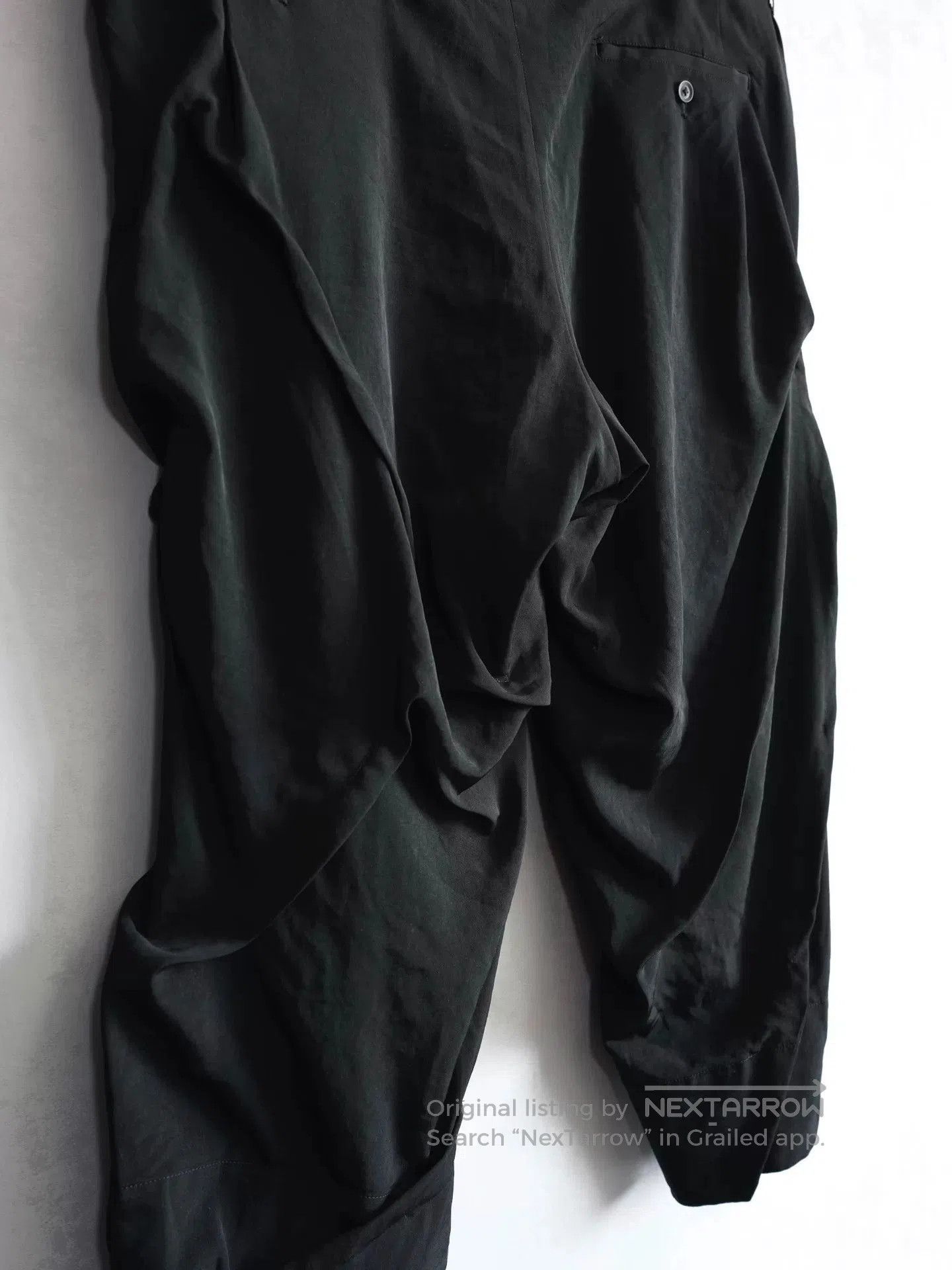 Yohji Yamamoto Yohji Yamamoto Irregular Pleated Trousers. Size US 30 / EU 46 - 7 Thumbnail