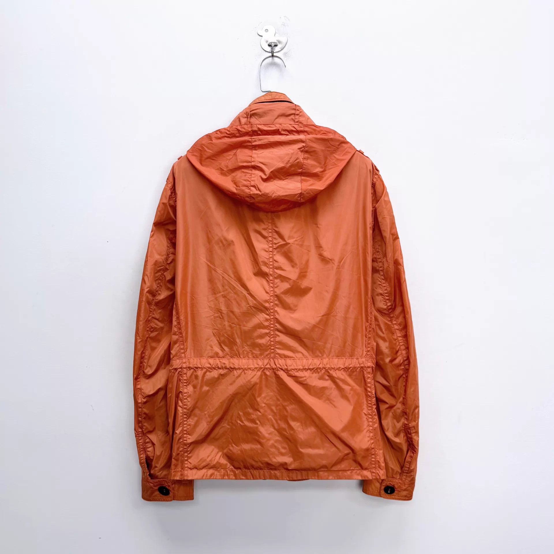 Moncler Moncler Orange Tech Hooded Nylon Jacket Arm Logo Unisex 3 Size US L / EU 52-54 / 3 - 2 Thumbnail
