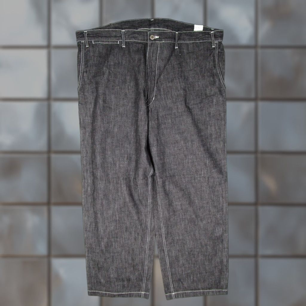 Tenderloin TENDERLOIN Jeans Mens XL Black Cinch Back Denim 5-Pocket Relaxed High Rise Baggy Made in Japan Size US 36 / EU 52 - 1 Thumbnail