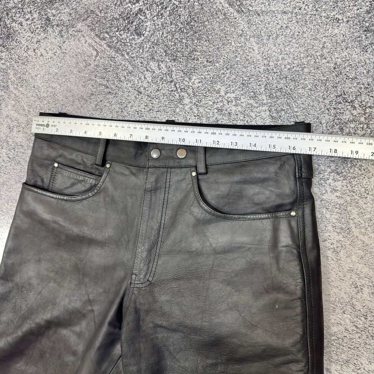 Genuine Leather Held The Emotion Black Genuine Leather Pants 32 size M Size US 32 / EU 48 - 16 Thumbnail