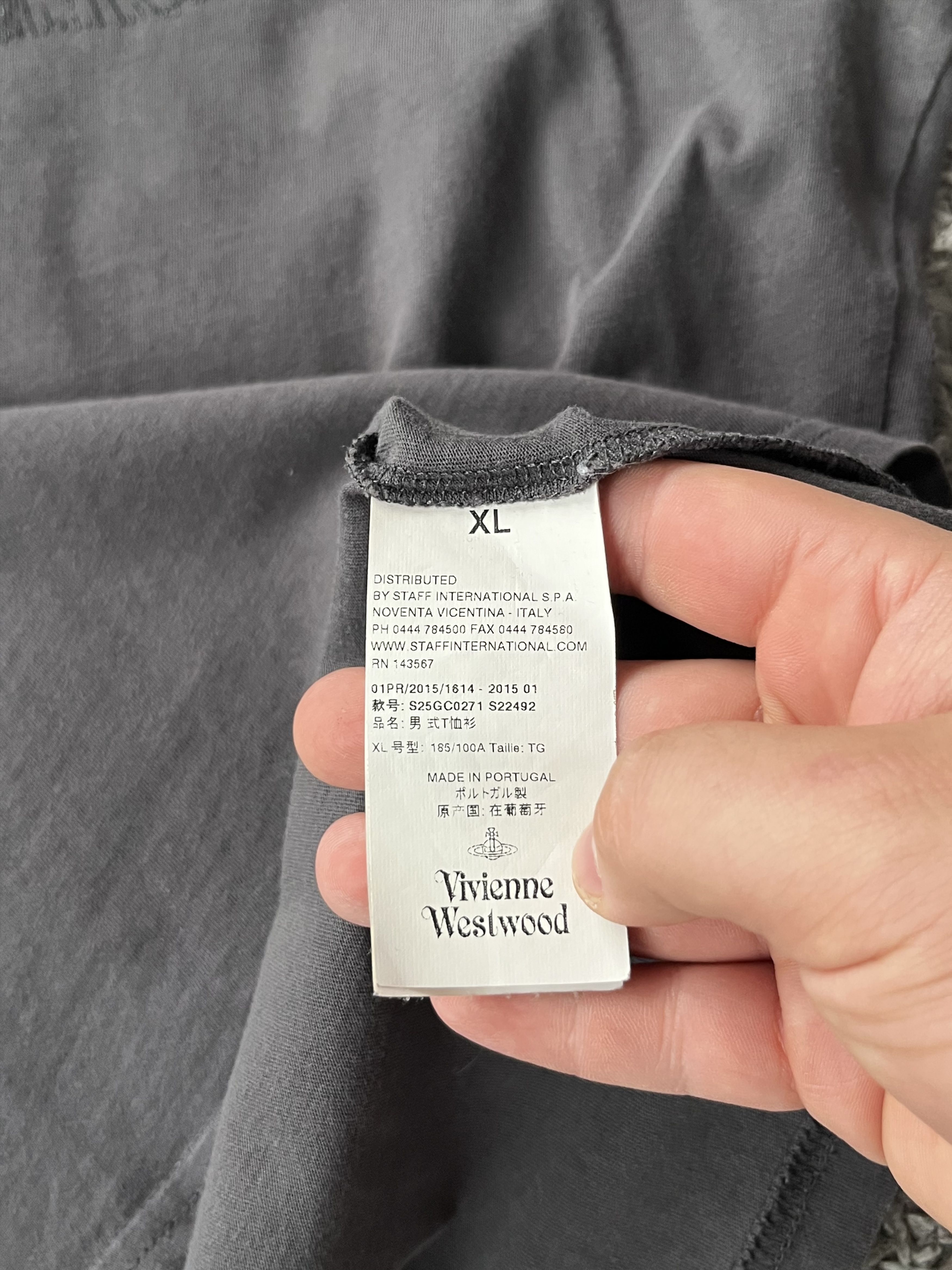 Vivienne Westwood Vintage Tee Vivienne Westwood Big Logo Y2K Style Streetwear Size US XL / EU 56 / 4 - 5 Thumbnail