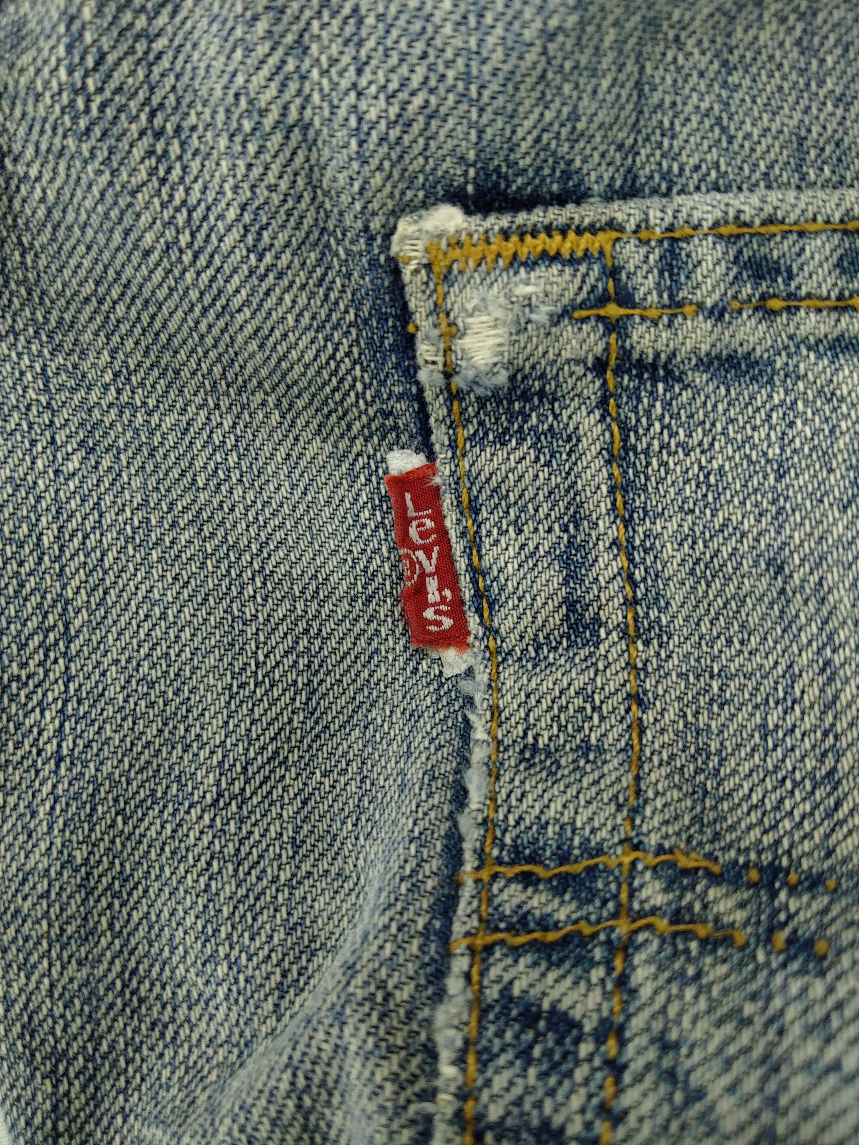 Levi's 90s Vintage Levi's 501 Distressed 31 x 28.5 Denim-JN231 Size US 31 - 11 Thumbnail
