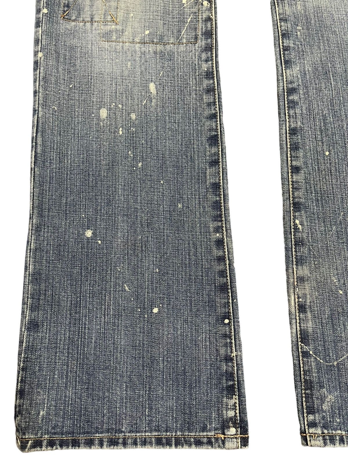 Purple Brand Vintage Japanese Brand Faded Wash Painted Wide Leg Jeans Size US 32 / EU 48 - 6 Thumbnail